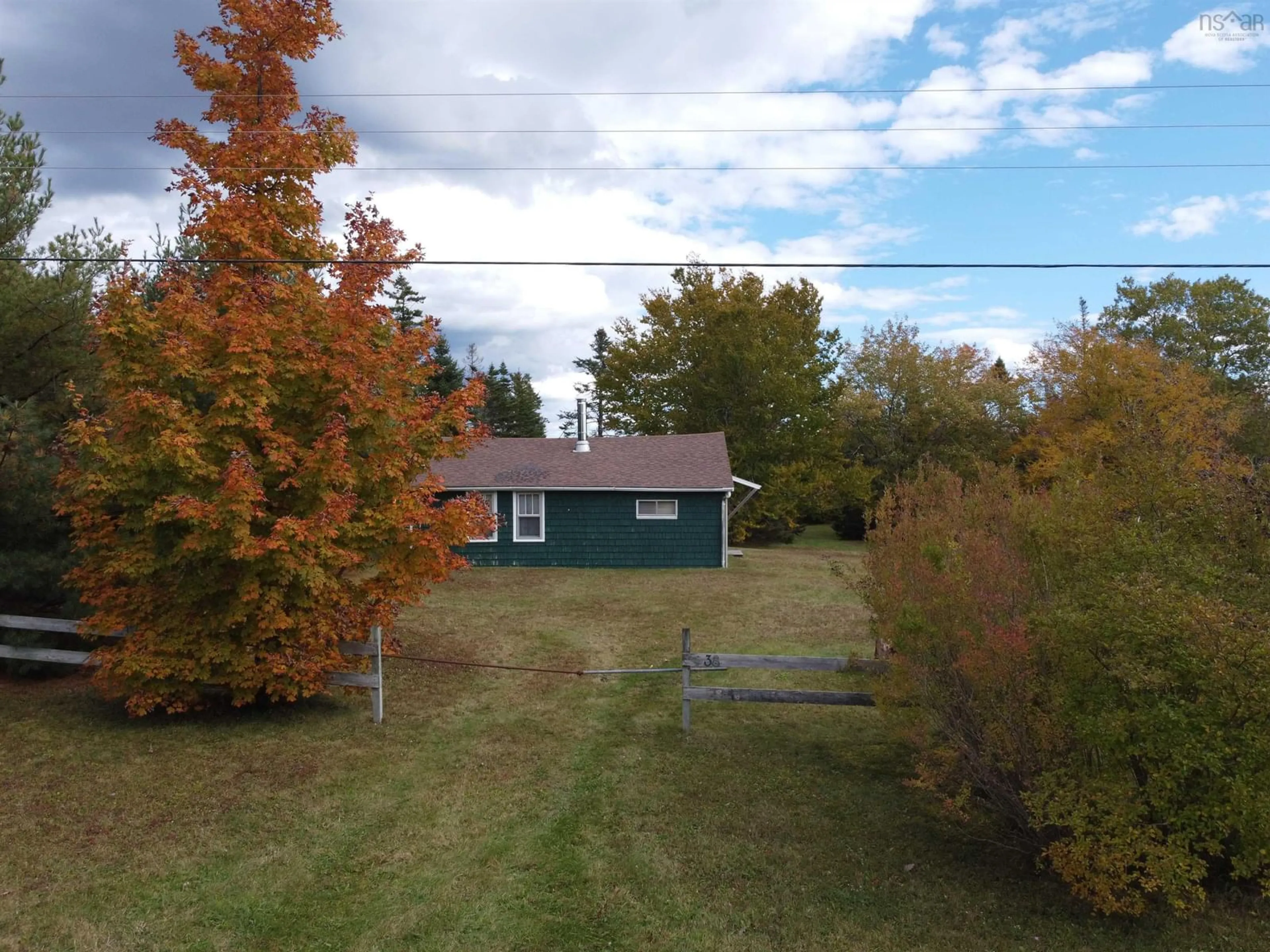A pic from outside/outdoor area/front of a property/back of a property/a pic from drone, unknown for 38 Burke Loop, Pleasant Valley Nova Scotia B0N 2M0