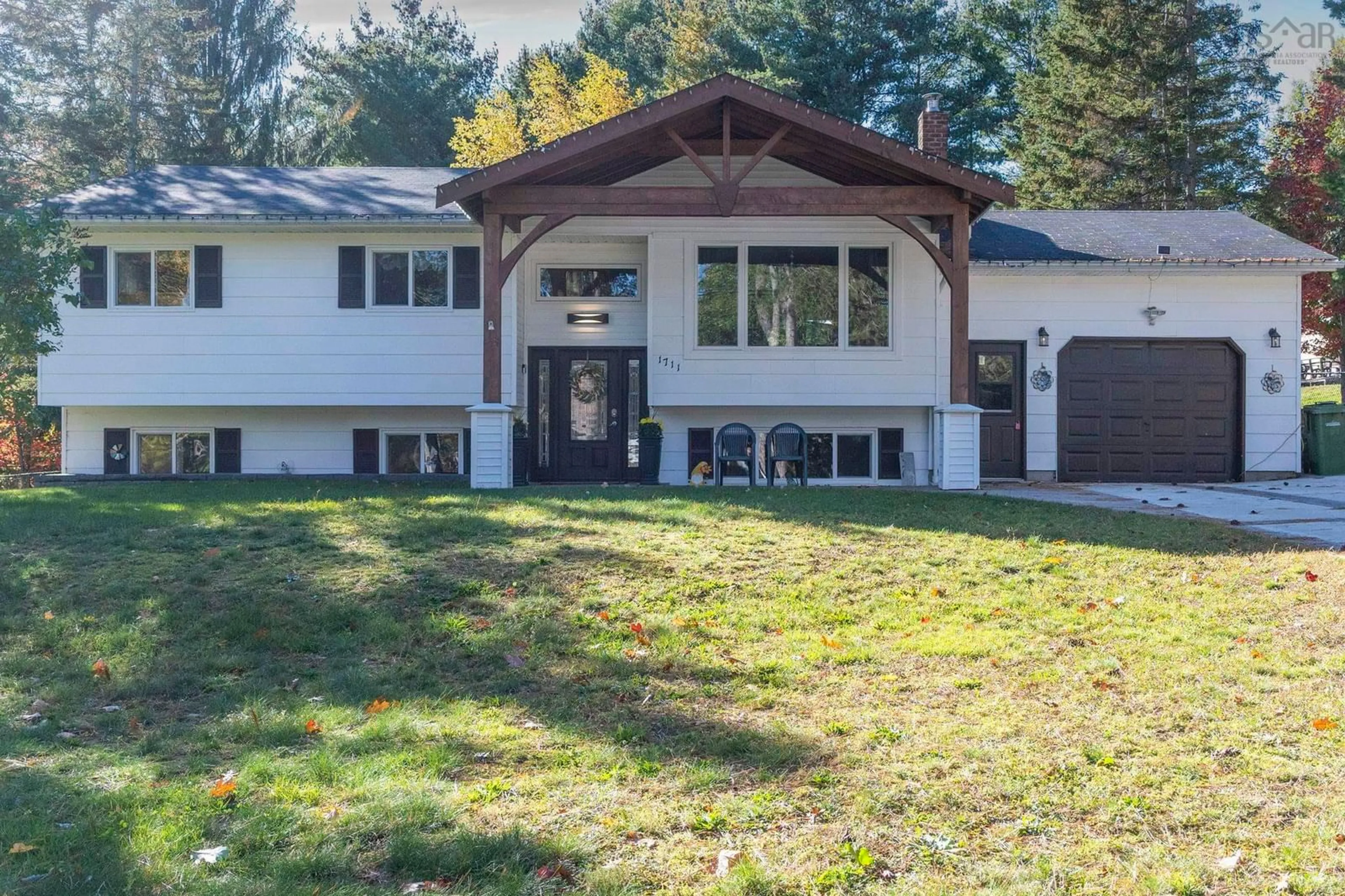 Home with vinyl exterior material, mountain view for 1711 Old Brook Road Kingston, Kings County Nova Scotia B0P 1R0