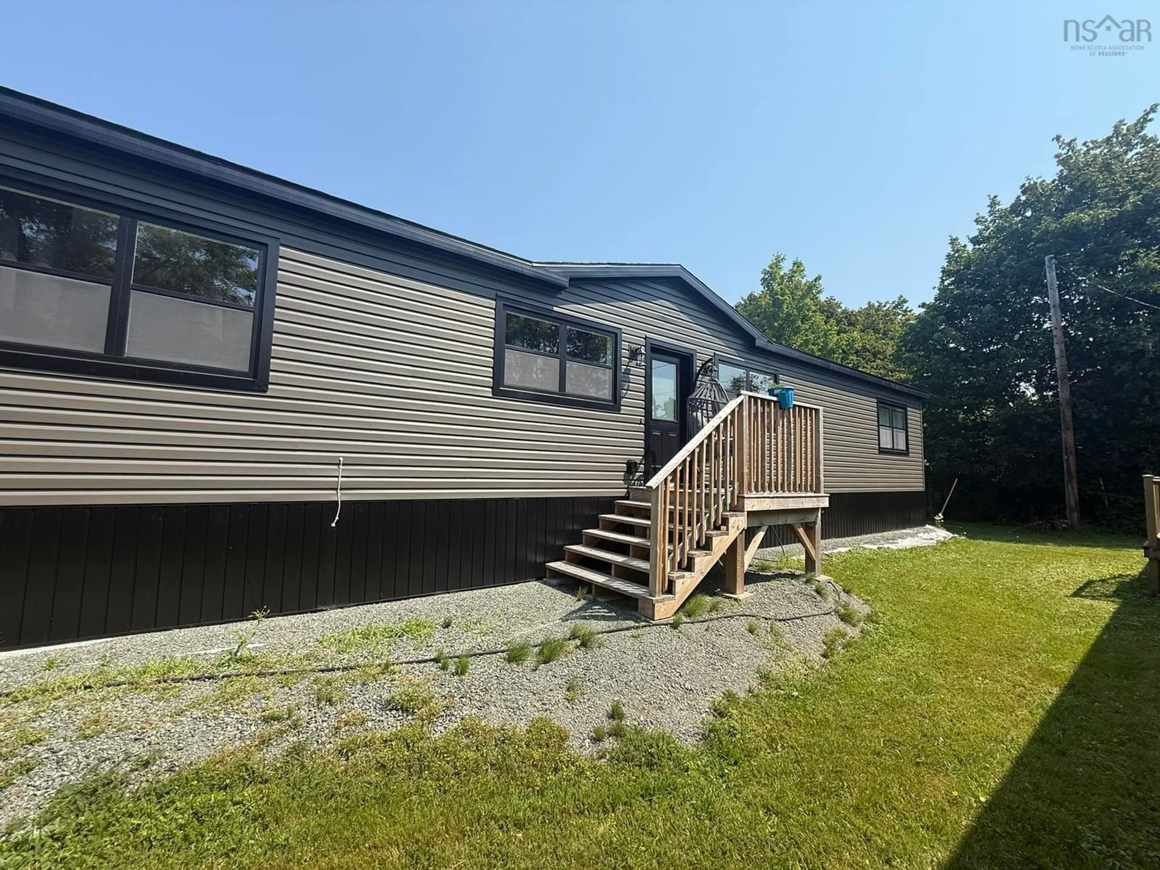 A pic from outside/outdoor area/front of a property/back of a property/a pic from drone, unknown for 4 Matheson Dr, Salmon River Nova Scotia B2N 7G3