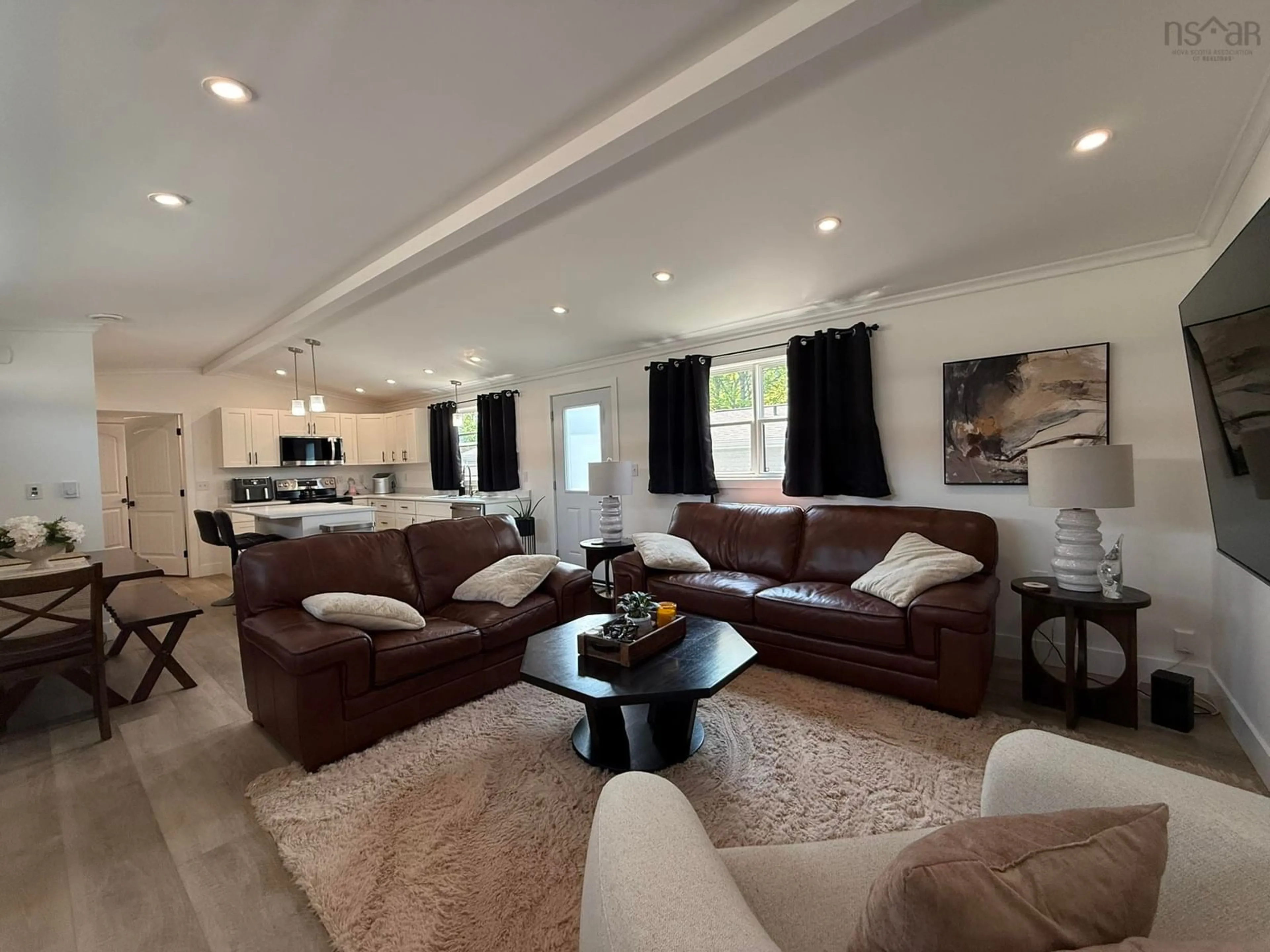 Living room with furniture, unknown for 4 Matheson Dr, Salmon River Nova Scotia B2N 7G3