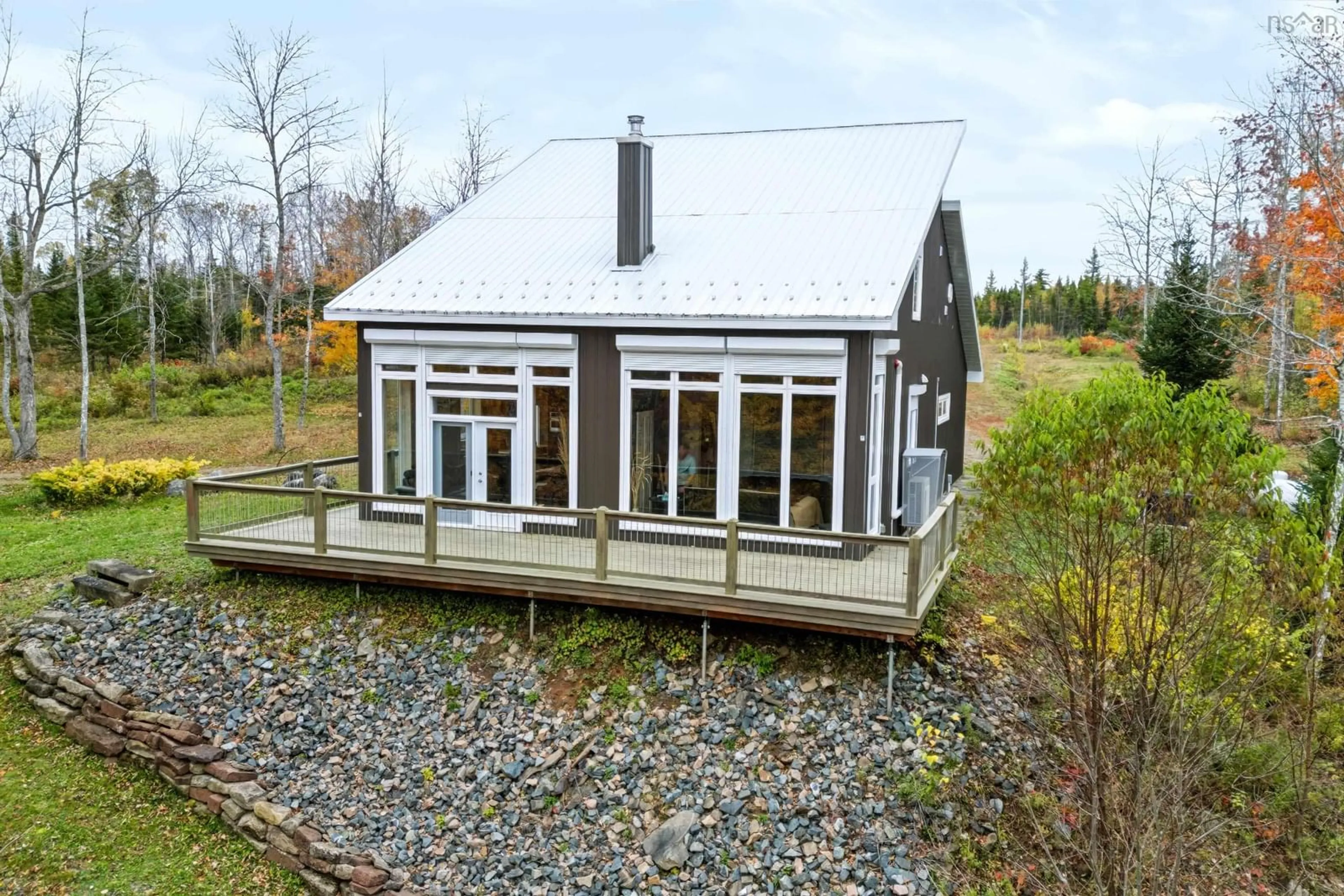 A pic from outside/outdoor area/front of a property/back of a property/a pic from drone, building for 148 Palmer Rd, West Wentworth Nova Scotia B0M 2A0