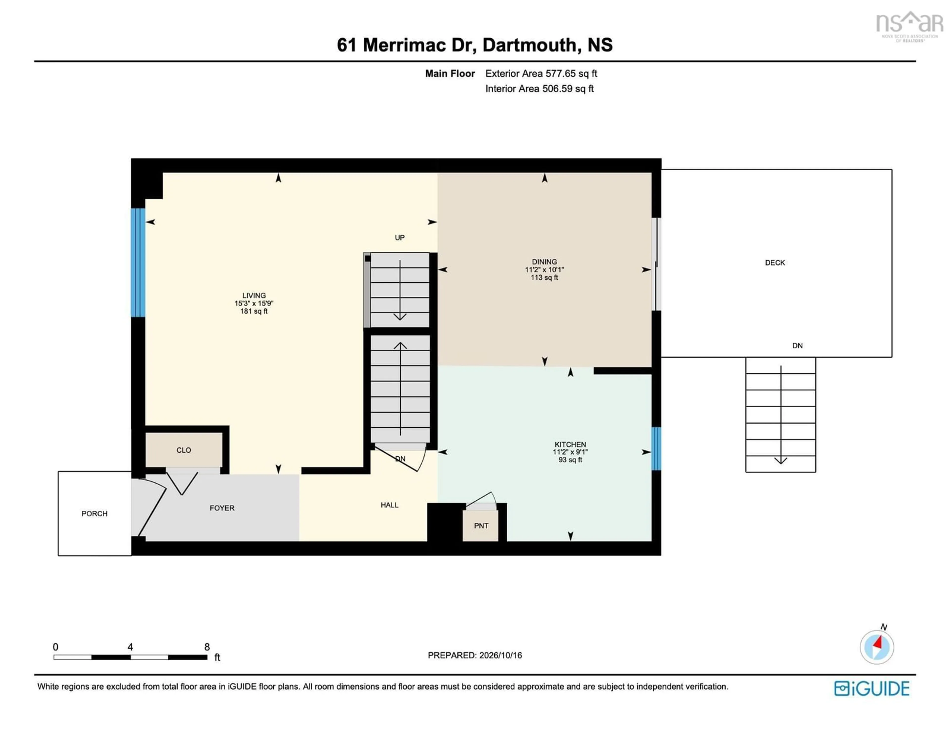 Floor plan for 61 Merrimac Drive,, Dartmouth Nova Scotia B2W 4W9