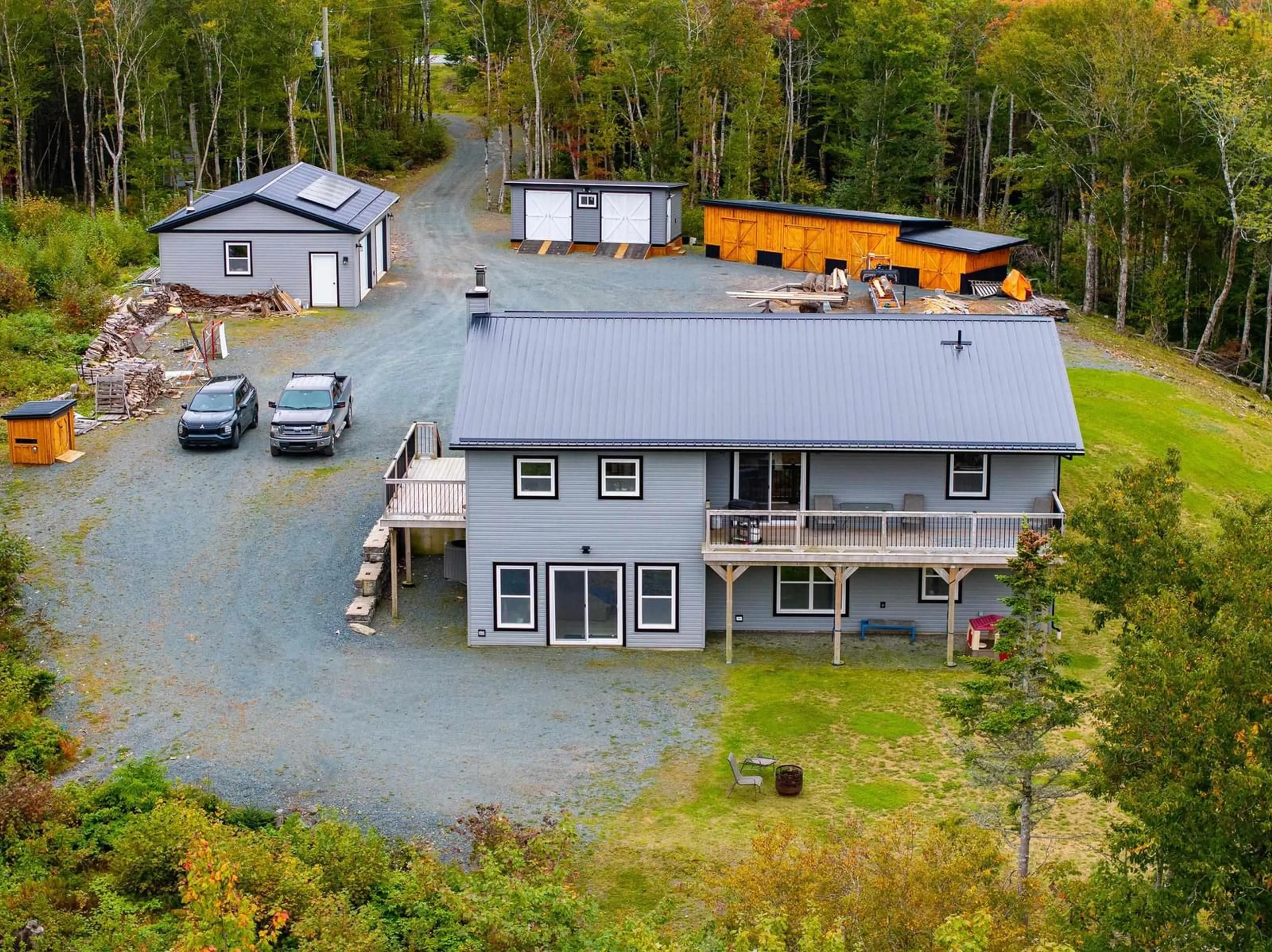 A pic from outside/outdoor area/front of a property/back of a property/a pic from drone, building for 11911 Highway 7, Beech Hill Nova Scotia B0J 2L0