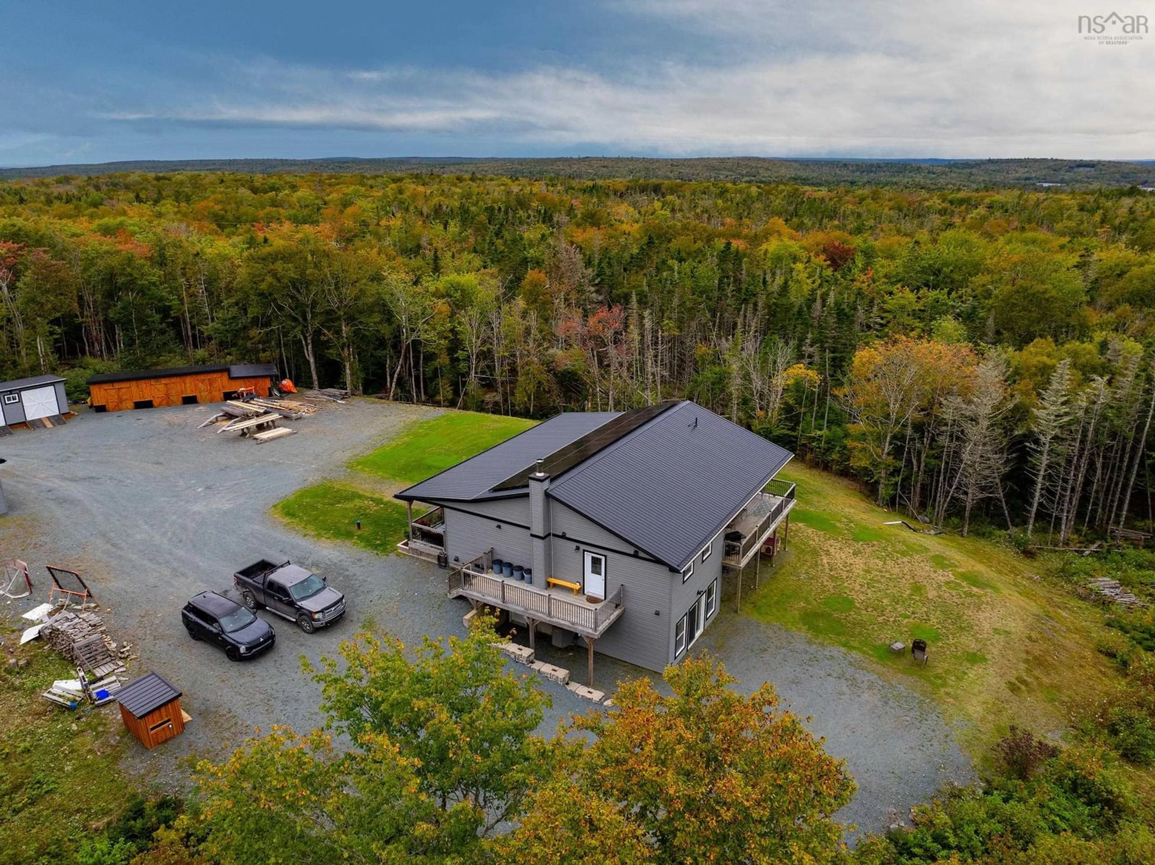 A pic from outside/outdoor area/front of a property/back of a property/a pic from drone, unknown for 11911 Highway 7, Beech Hill Nova Scotia B0J 2L0