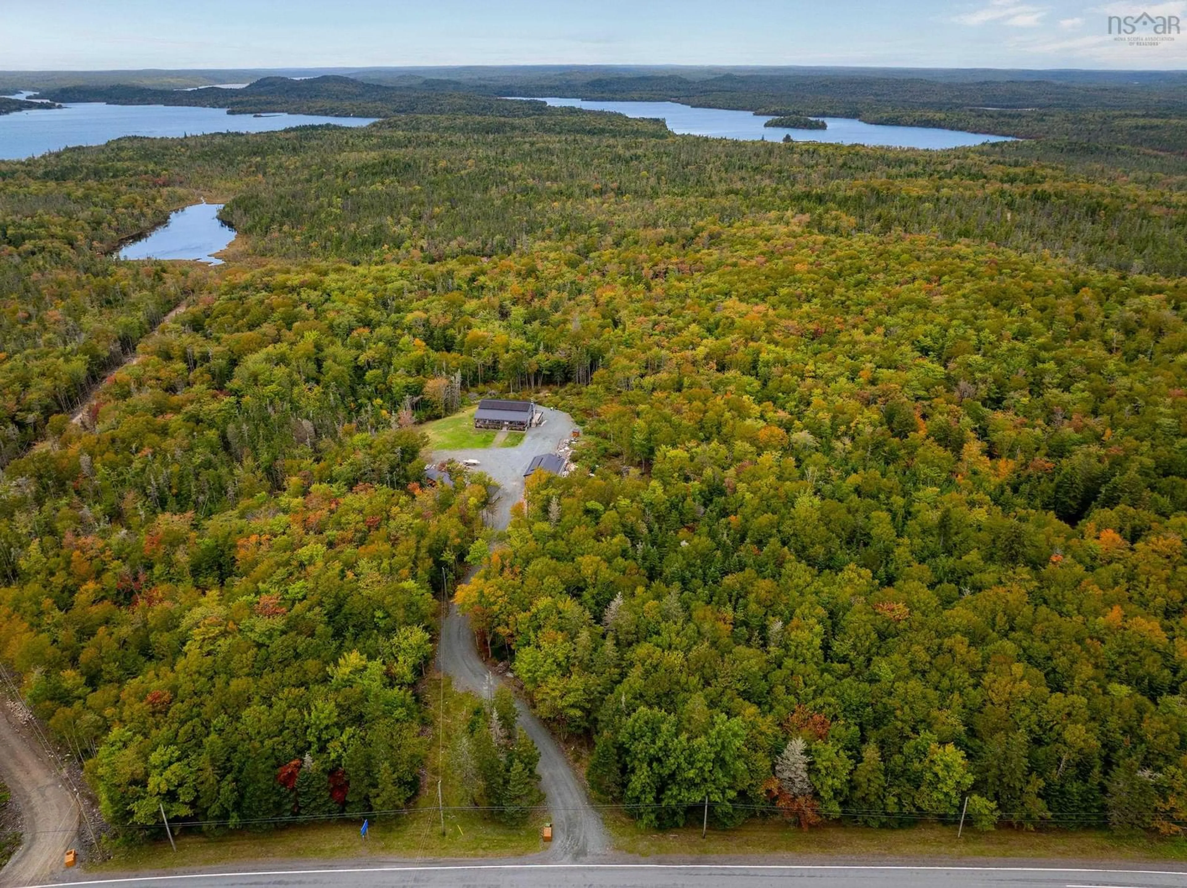 A pic from outside/outdoor area/front of a property/back of a property/a pic from drone, forest/trees view for 11911 Highway 7, Beech Hill Nova Scotia B0J 2L0