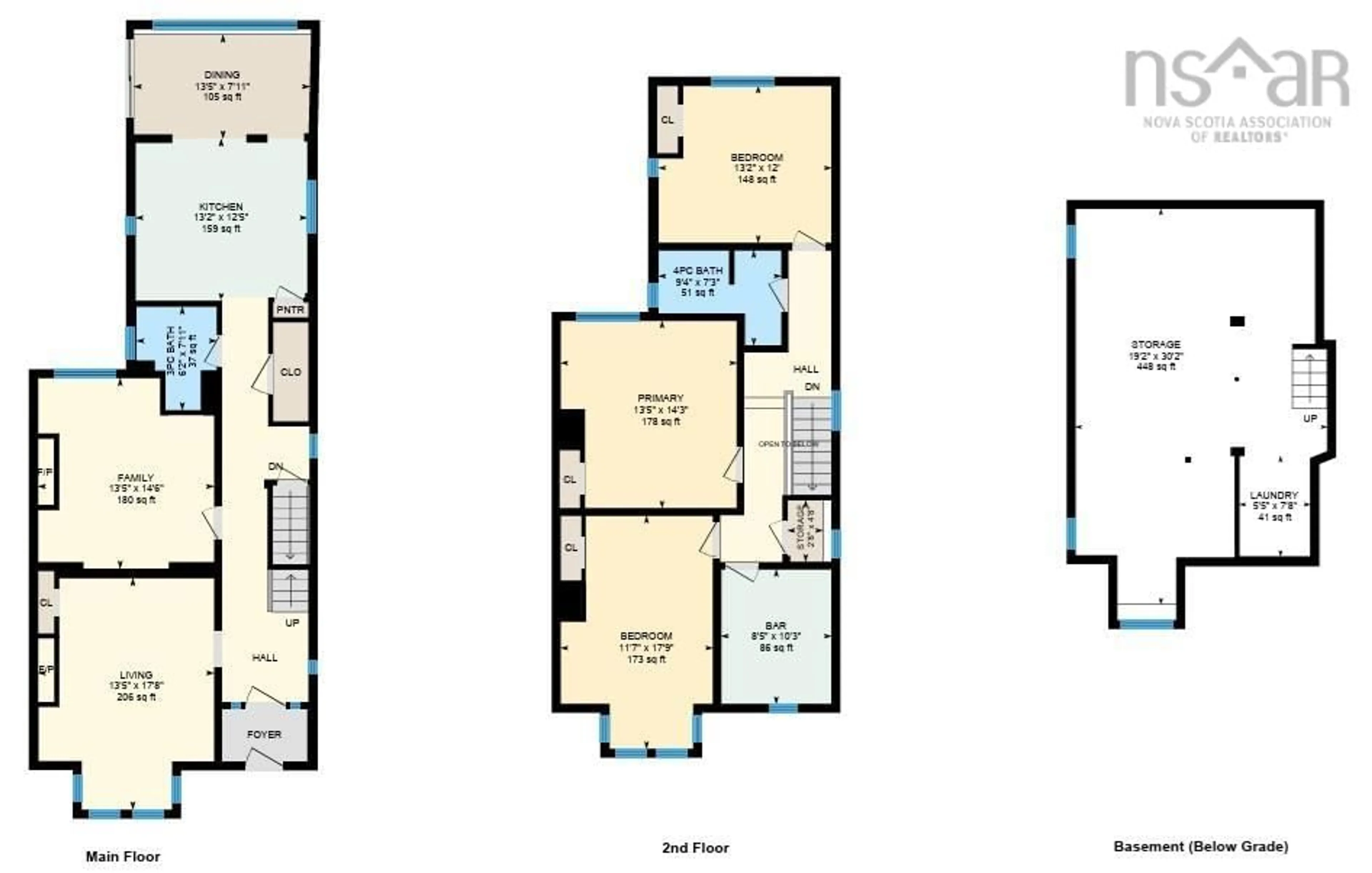 Floor plan for 2556 Gottingen St, Halifax Nova Scotia B3K 3C4