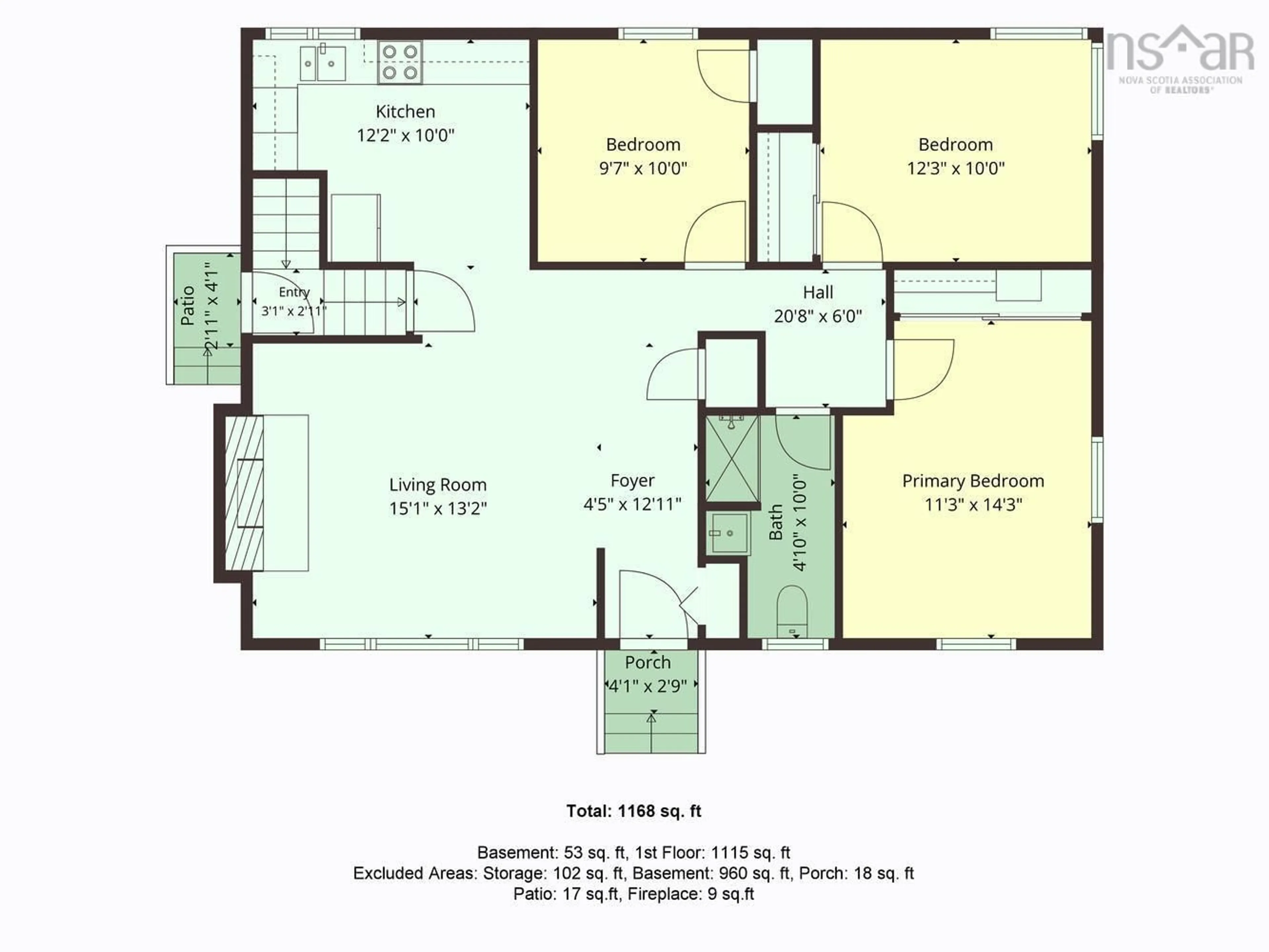 Floor plan for 171 Renfrew St, Dartmouth Nova Scotia B2Y 2M4