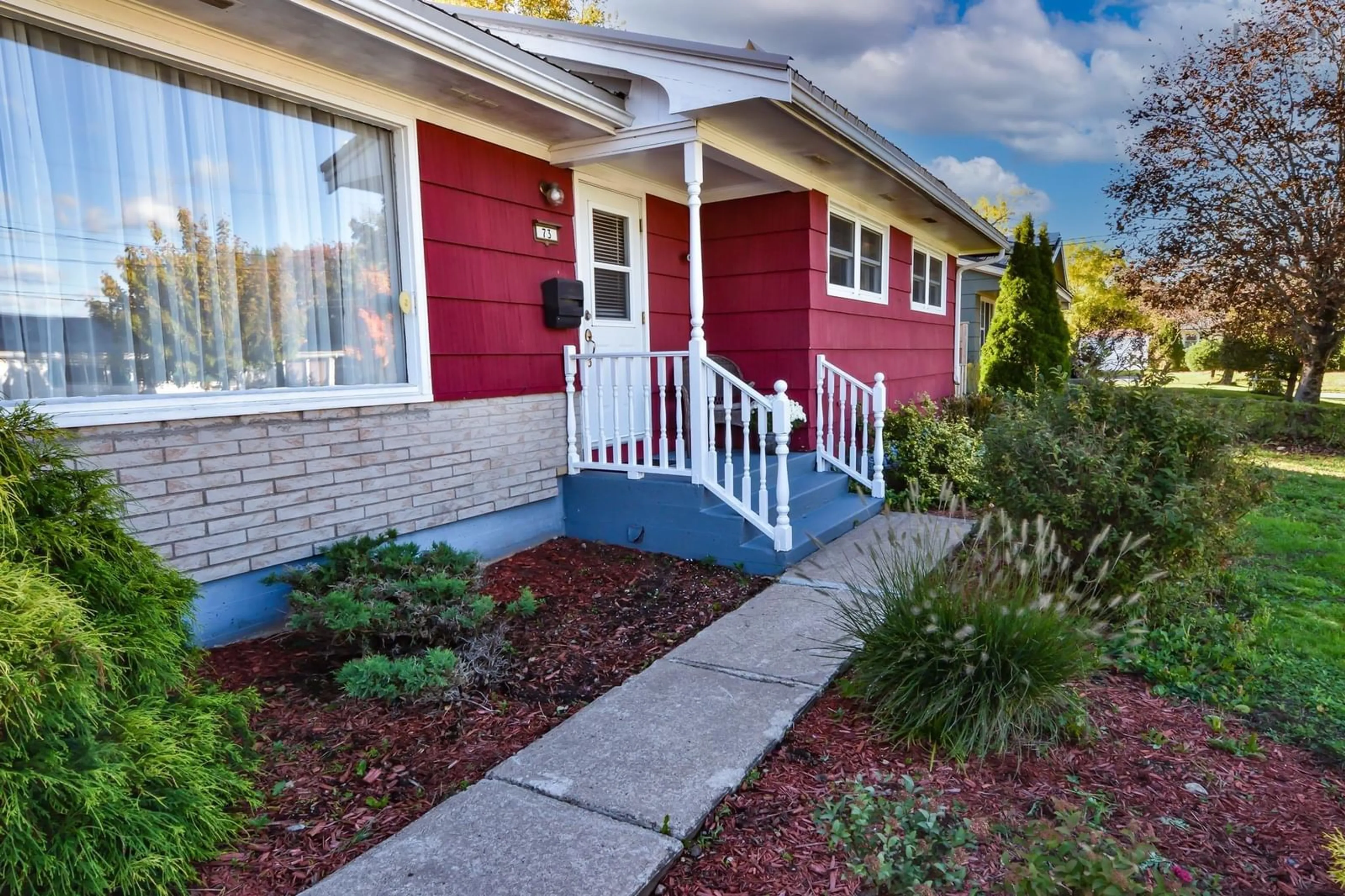 Home with vinyl exterior material, street for 73 Forest Hill Rd, Bridgewater Nova Scotia B4V 1V2