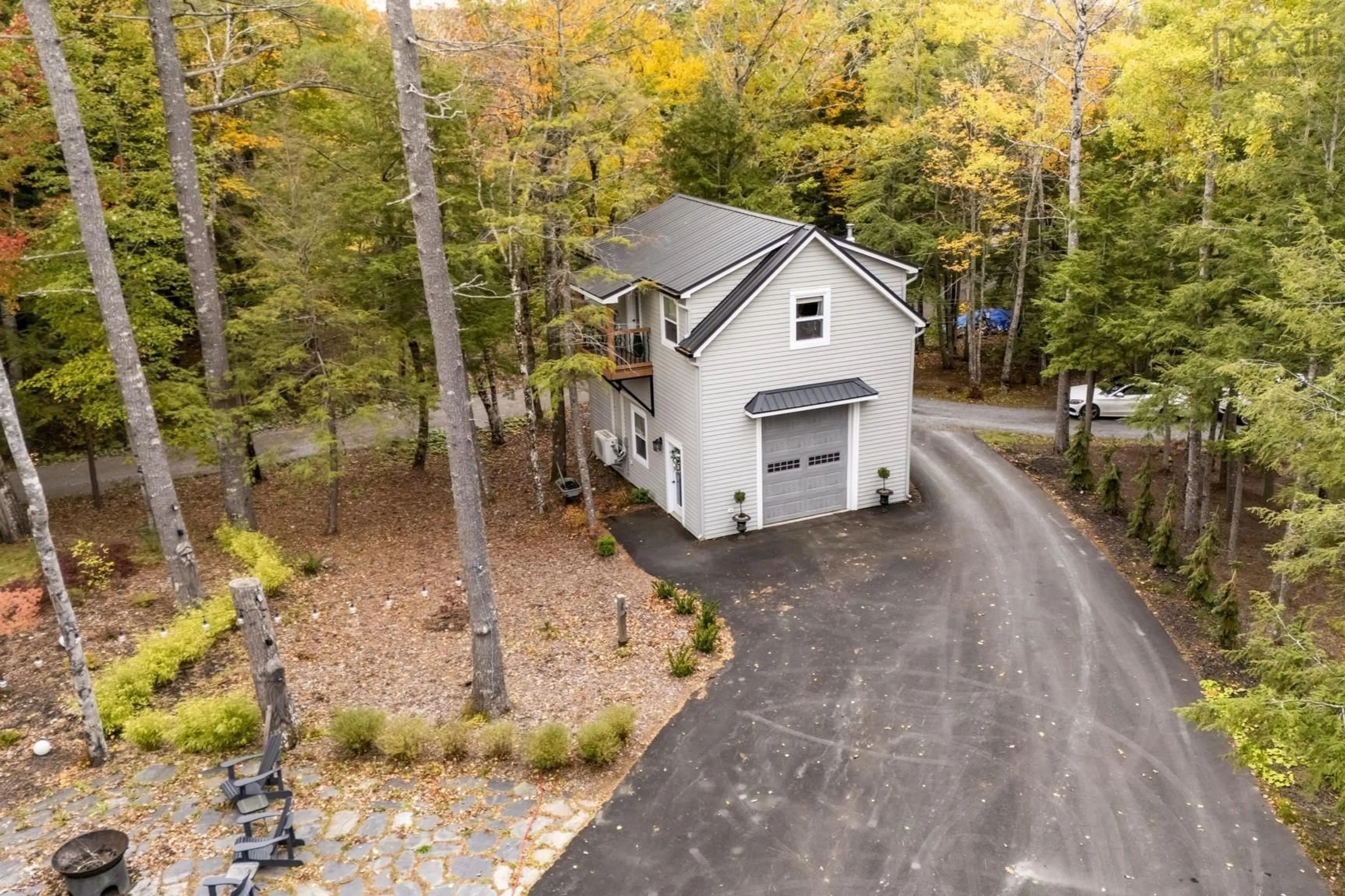 A pic from outside/outdoor area/front of a property/back of a property/a pic from drone, unknown for 22 Parkview Dr, Oakfield Nova Scotia B2T 1B1