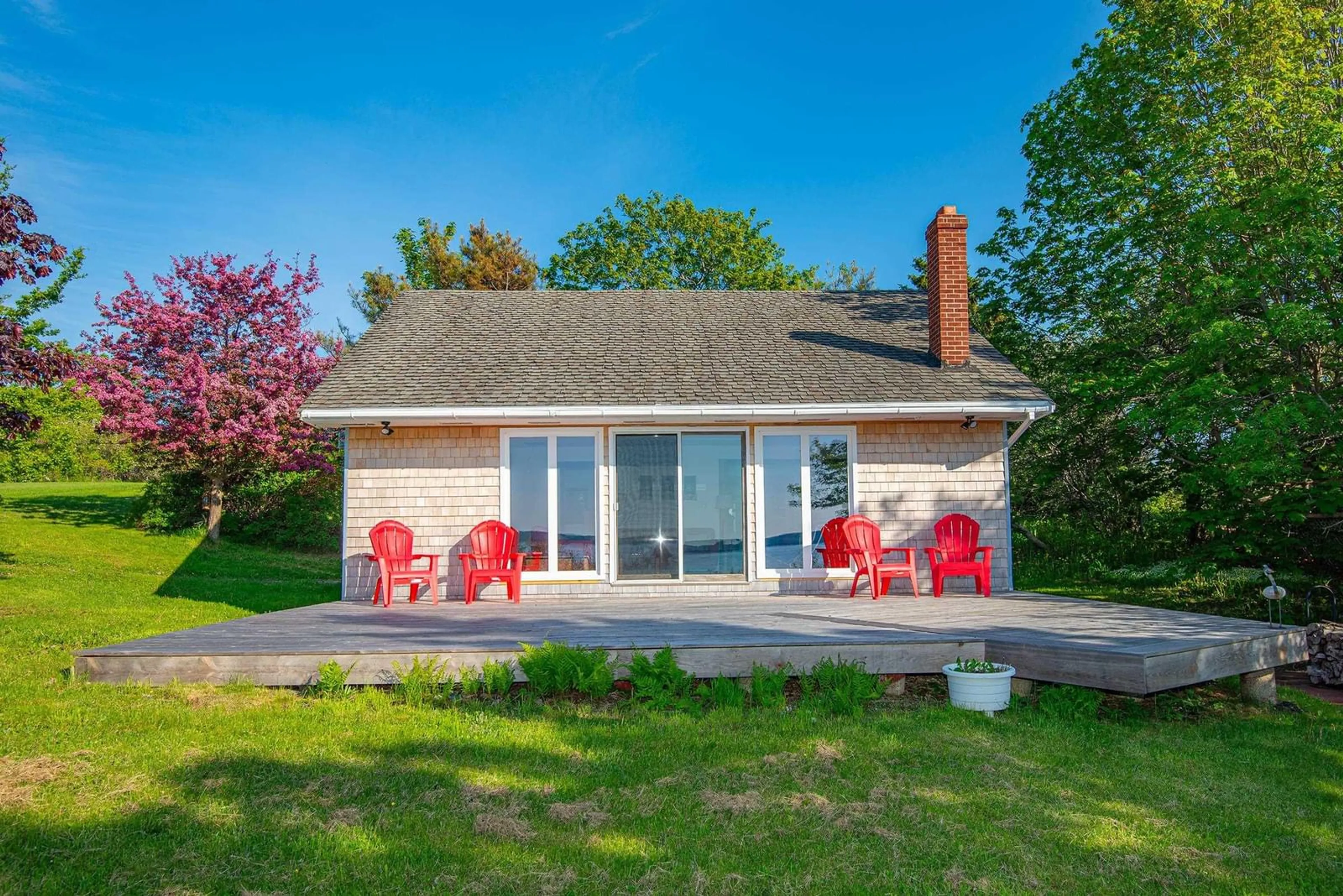 Patio, water/lake/river/ocean view for 7215 Highway 101, Plympton Nova Scotia B0W 2R0