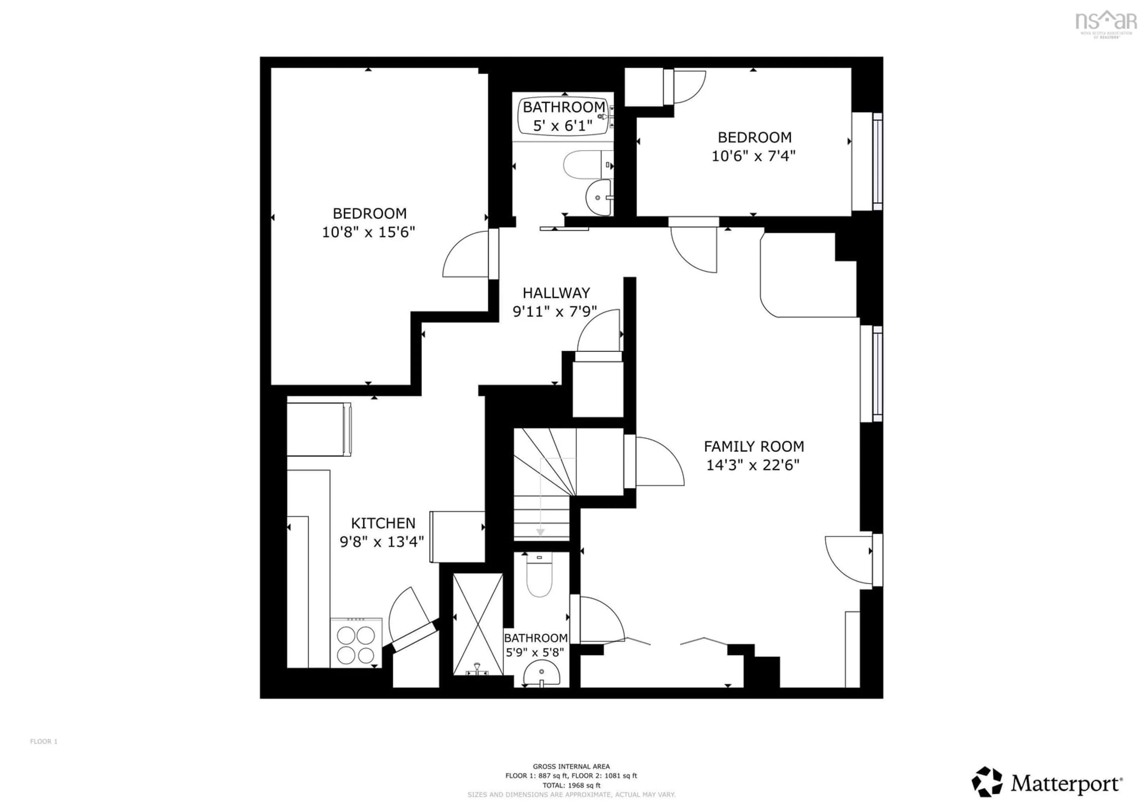 Floor plan for 20 Ridge Ave, Lower Sackville Nova Scotia B4C 2L6
