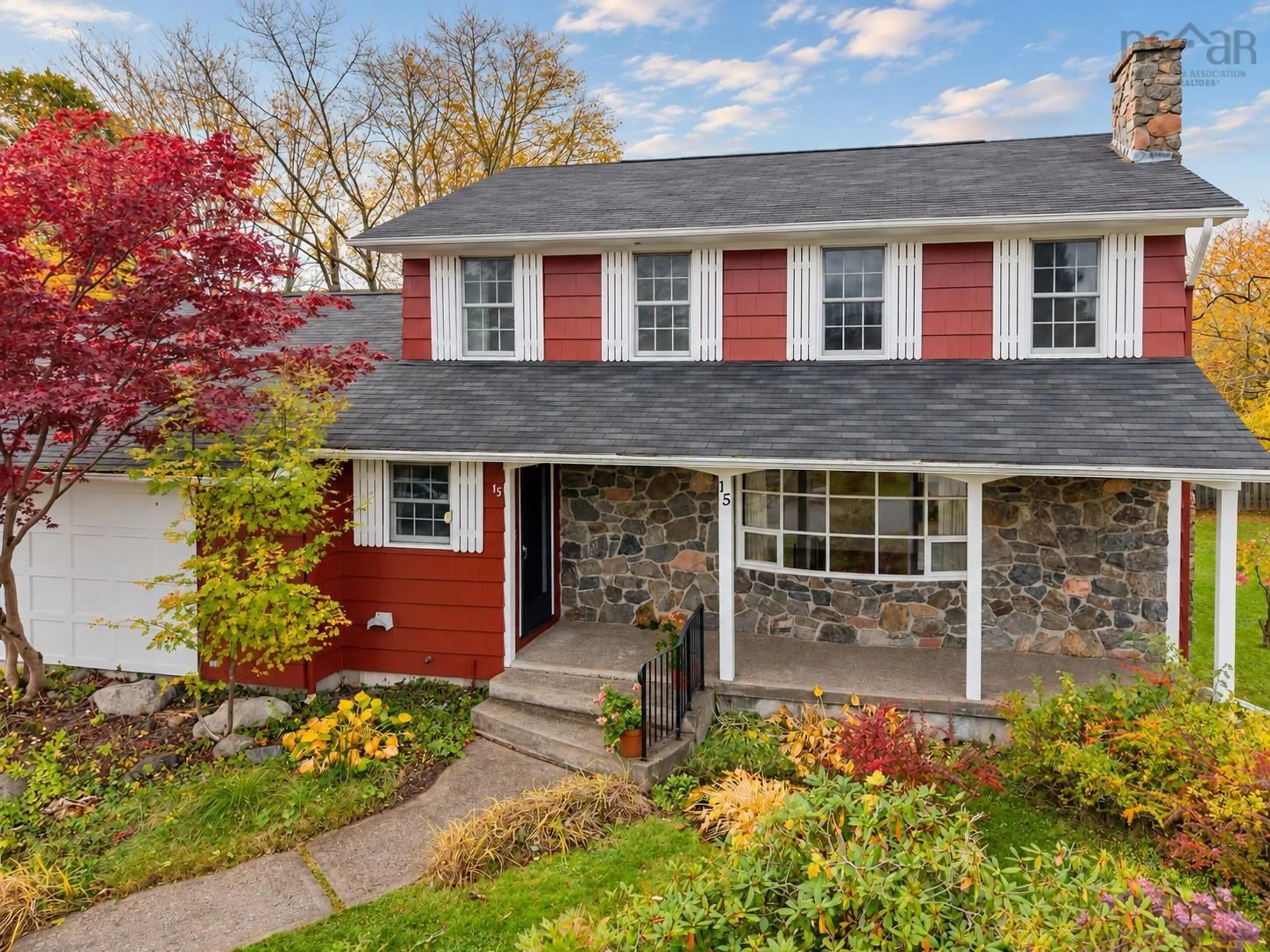Home with brick exterior material, street for 15 Lynnbrook Dr, Westmount Nova Scotia B1R 1R2