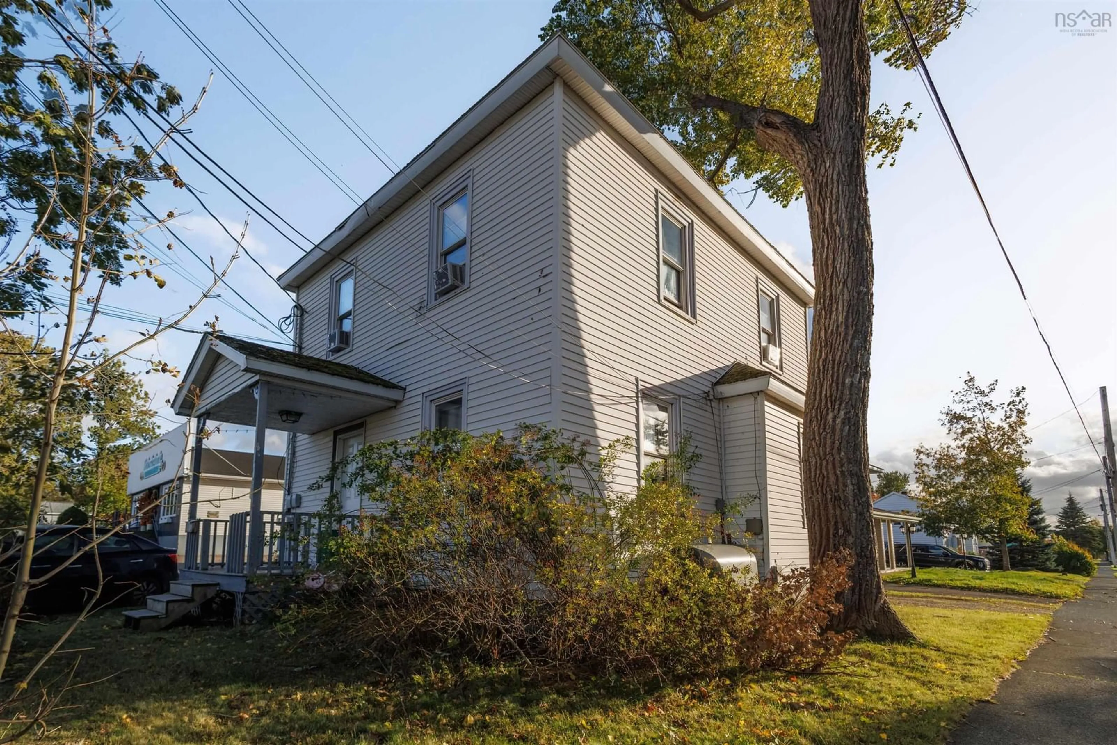 Home with vinyl exterior material, street for 172 Ashby Rd, Sydney Nova Scotia B1P 2S6