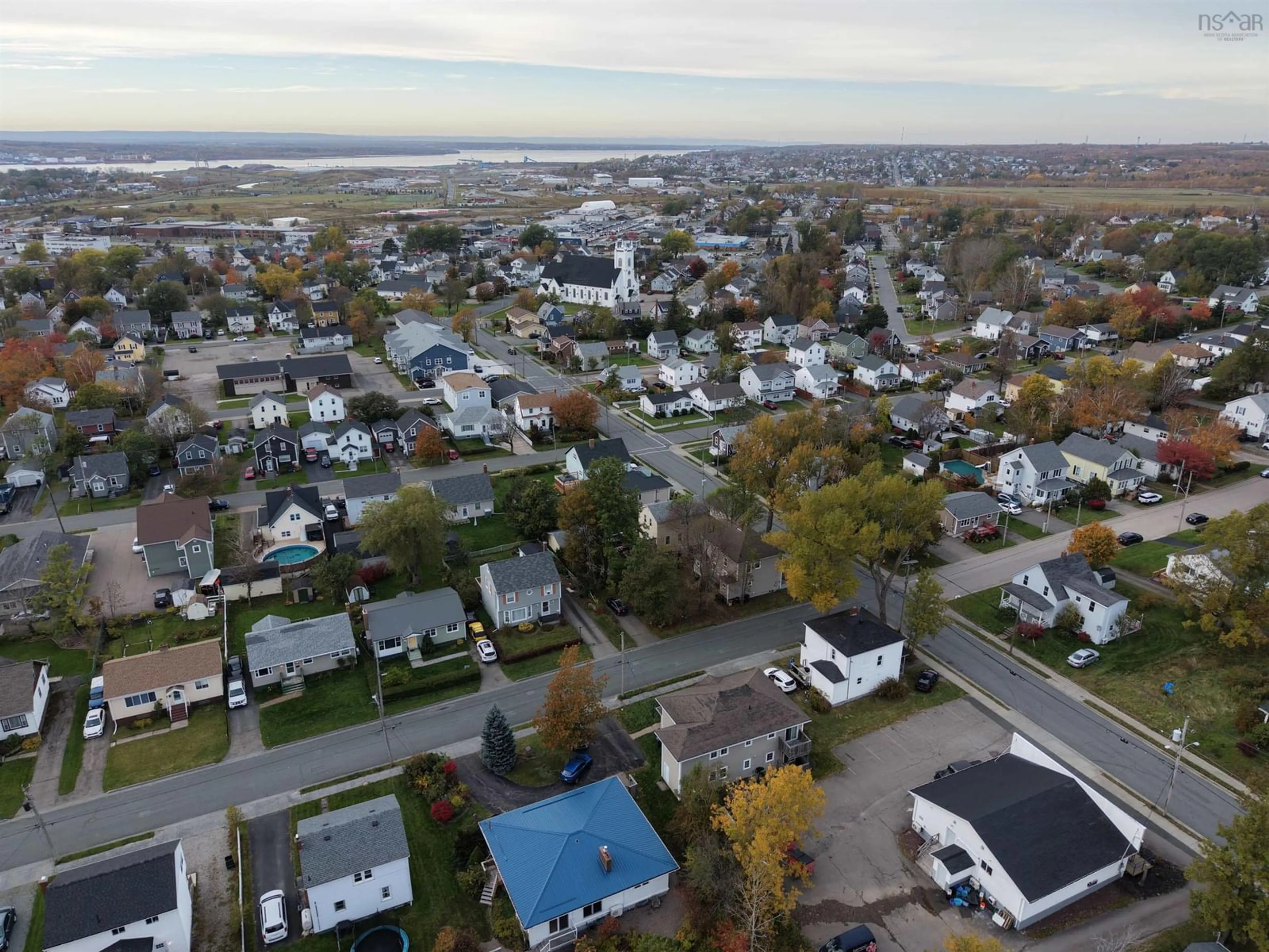 A pic from outside/outdoor area/front of a property/back of a property/a pic from drone, unknown for 172 Ashby Rd, Sydney Nova Scotia B1P 2S6
