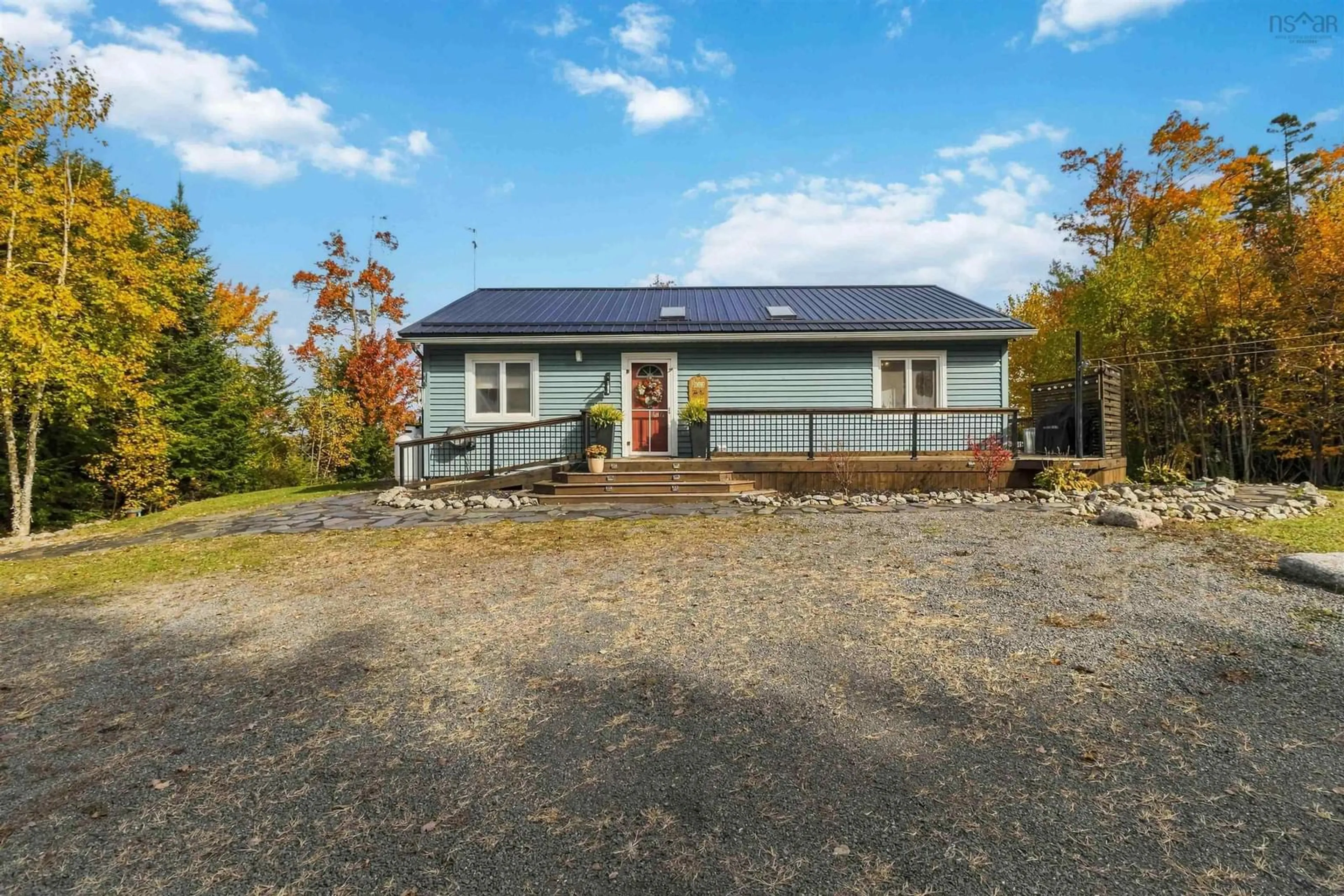 A pic from outside/outdoor area/front of a property/back of a property/a pic from drone, unknown for 1037 High Landing Rd, Parkdale Nova Scotia B0R 1A0