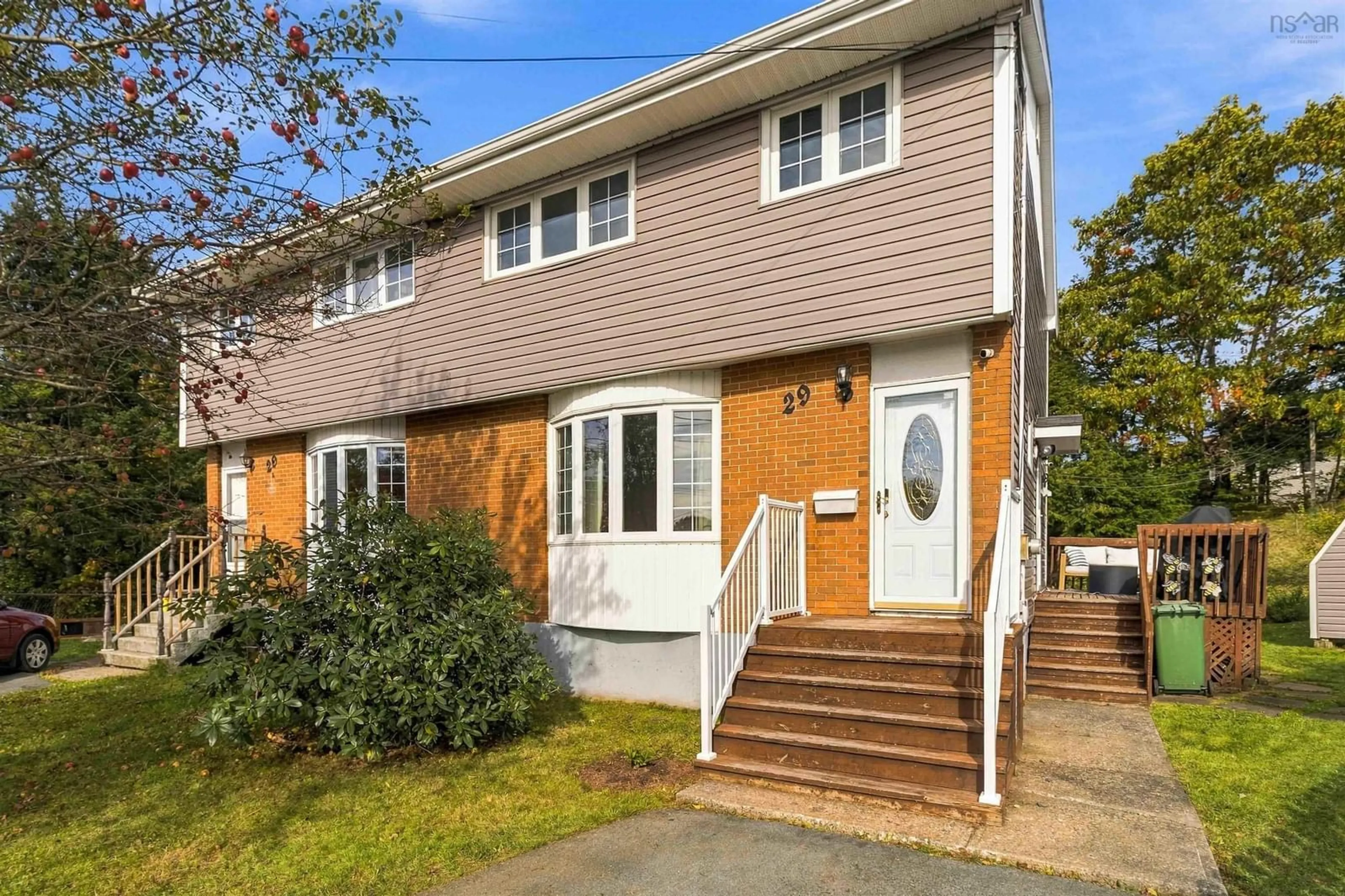 Home with vinyl exterior material, street for 29 Marilyn Dr, Dartmouth Nova Scotia B2Y 3X8