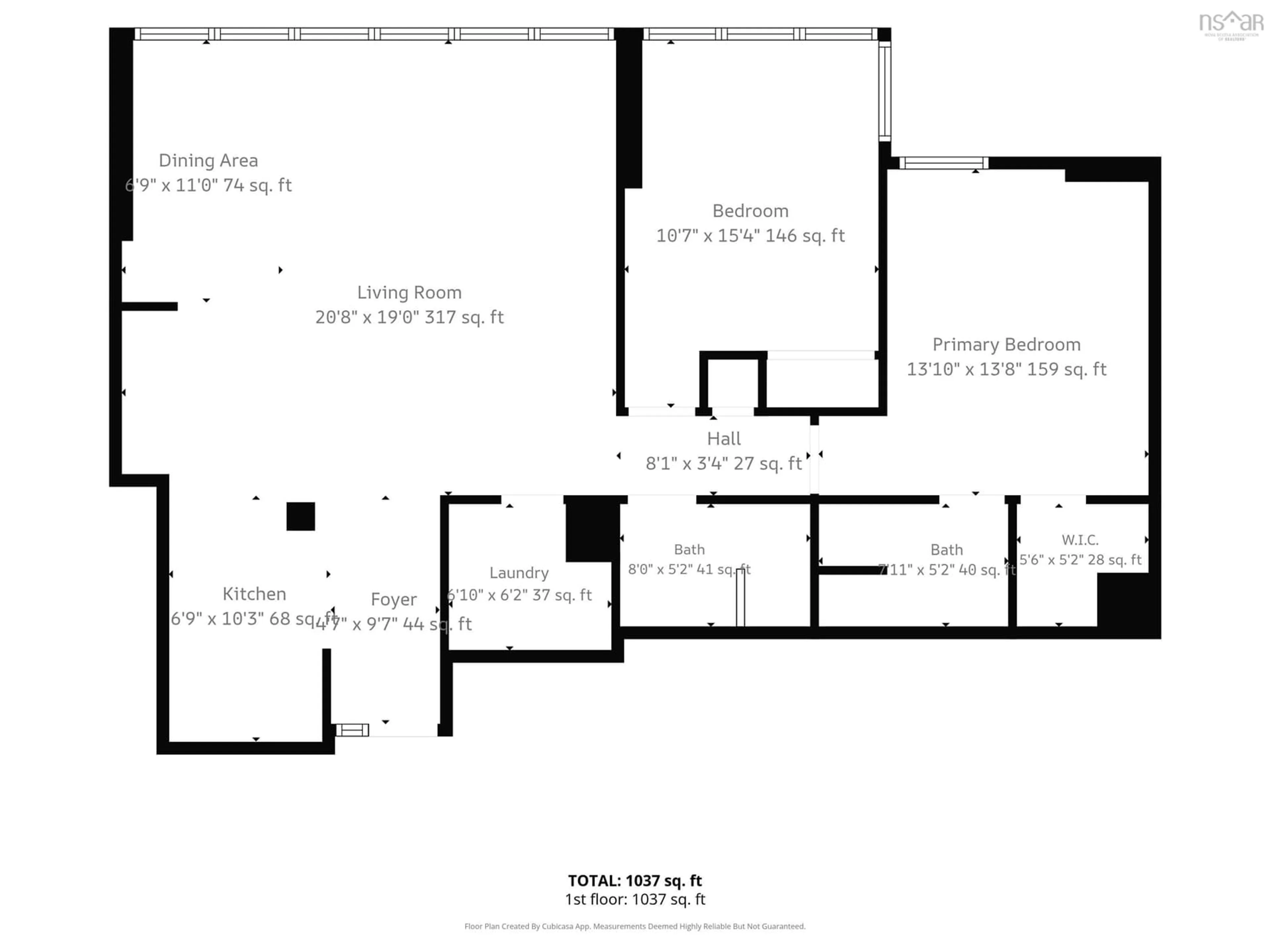 Floor plan for 6369 Coburg Rd #1003, Halifax Nova Scotia B3H 4J7