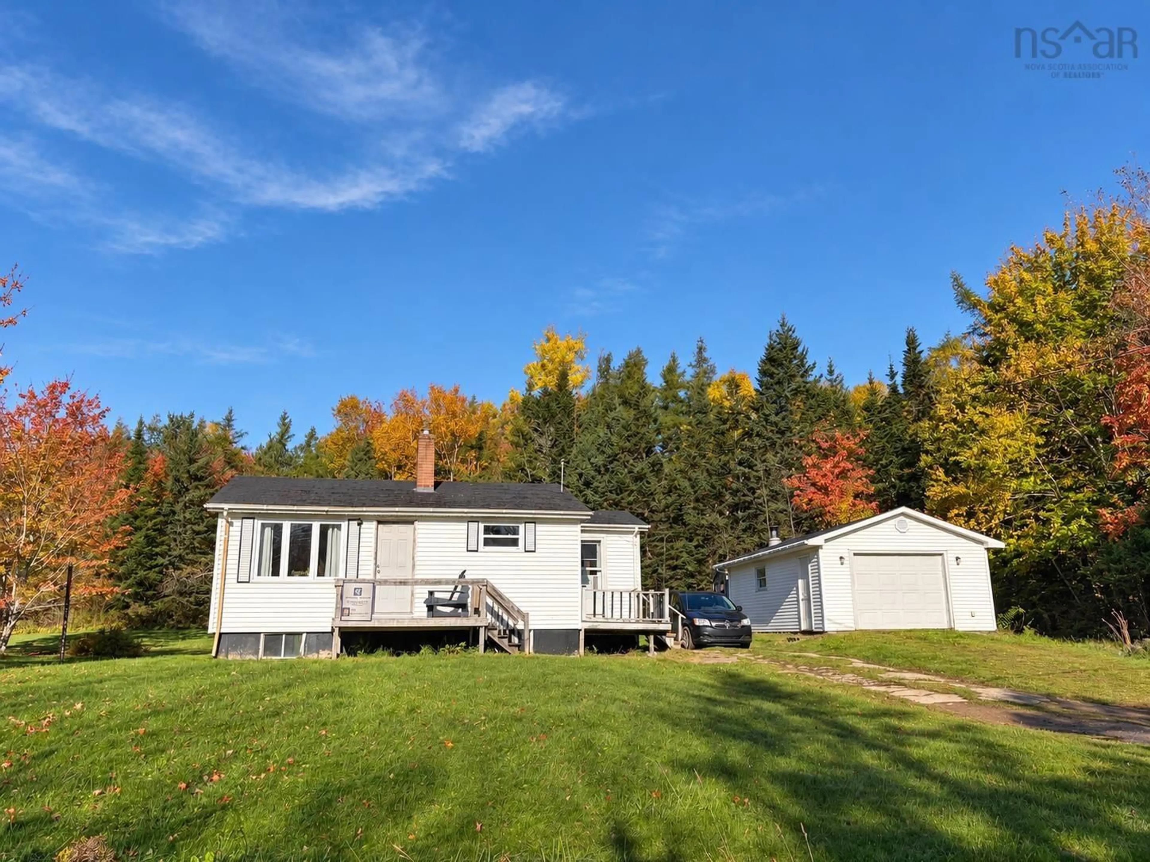 A pic from outside/outdoor area/front of a property/back of a property/a pic from drone, unknown for 519 Cenotaph Rd, West Bay Road Nova Scotia B0E 3L0