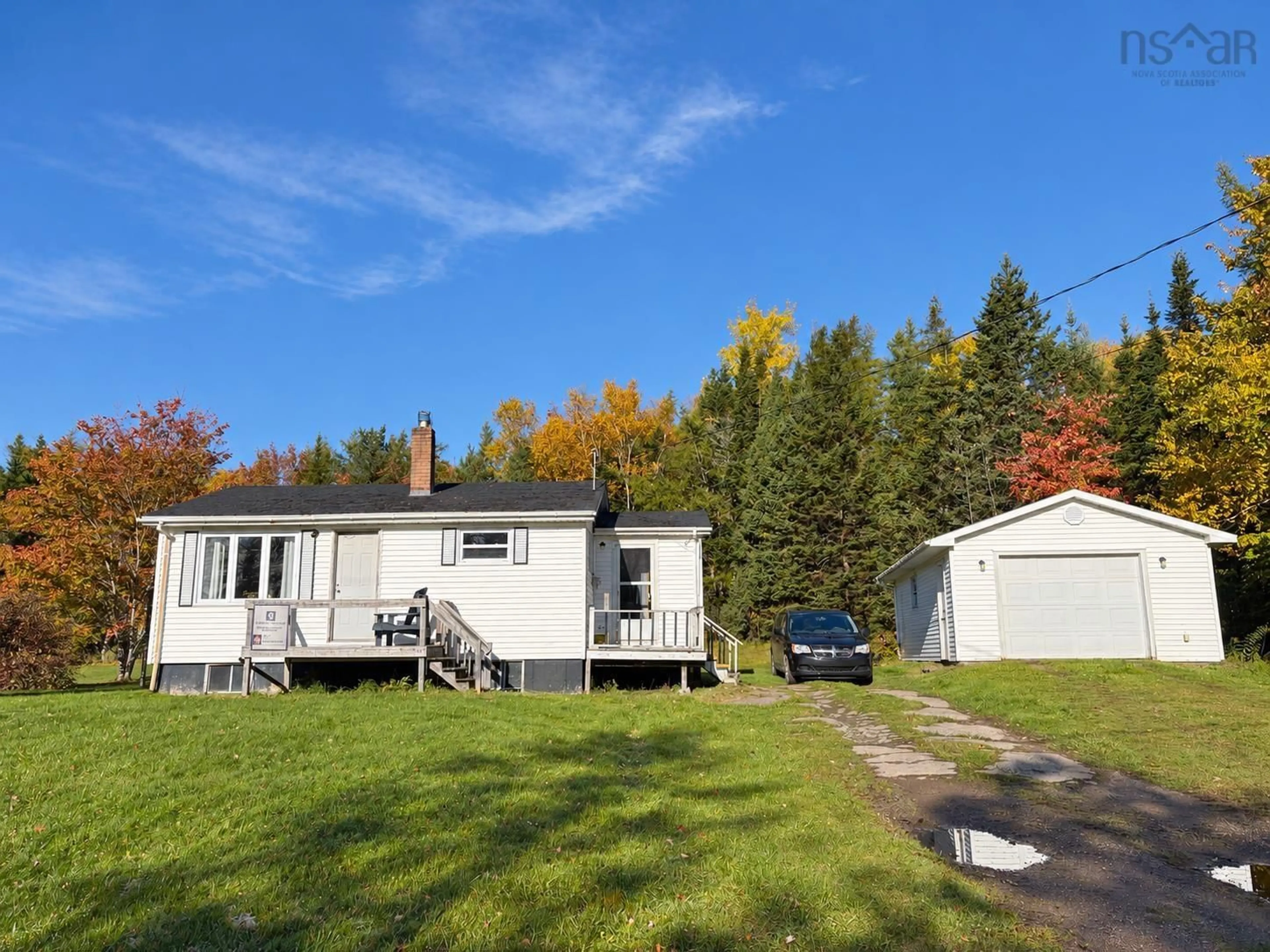 A pic from outside/outdoor area/front of a property/back of a property/a pic from drone, unknown for 519 Cenotaph Rd, West Bay Road Nova Scotia B0E 3L0