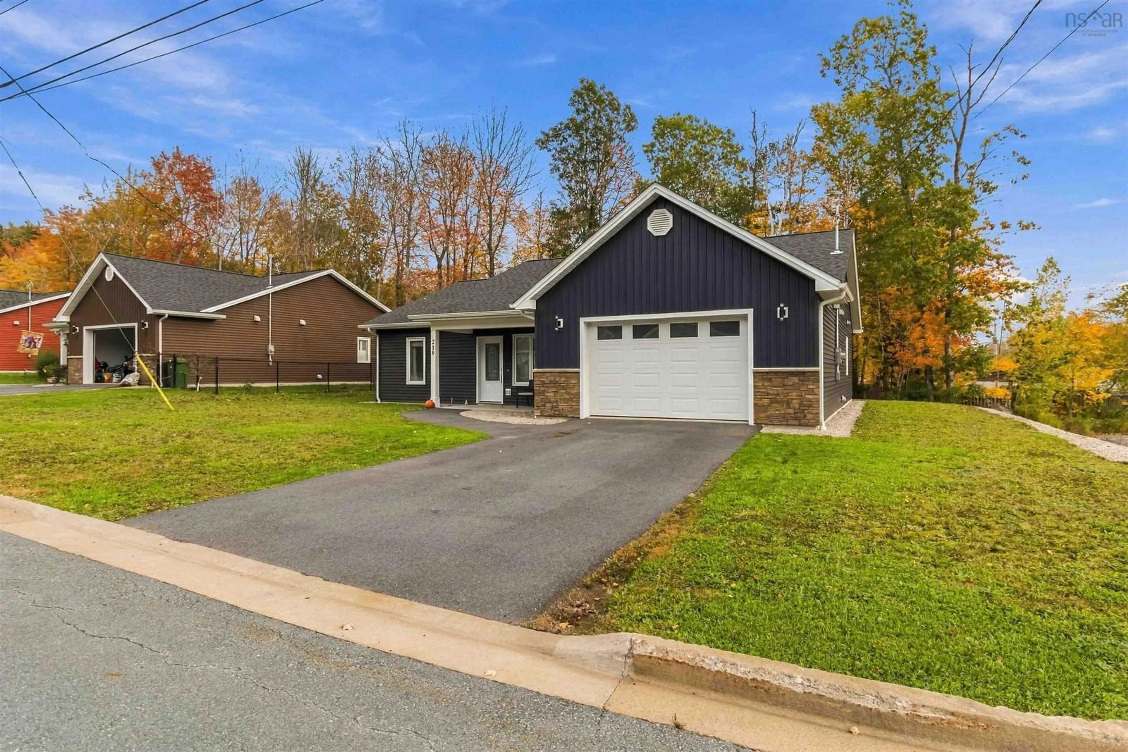 Home with brick exterior material, street for 219 Winburn Ave, Bridgewater Nova Scotia B4V 9A4
