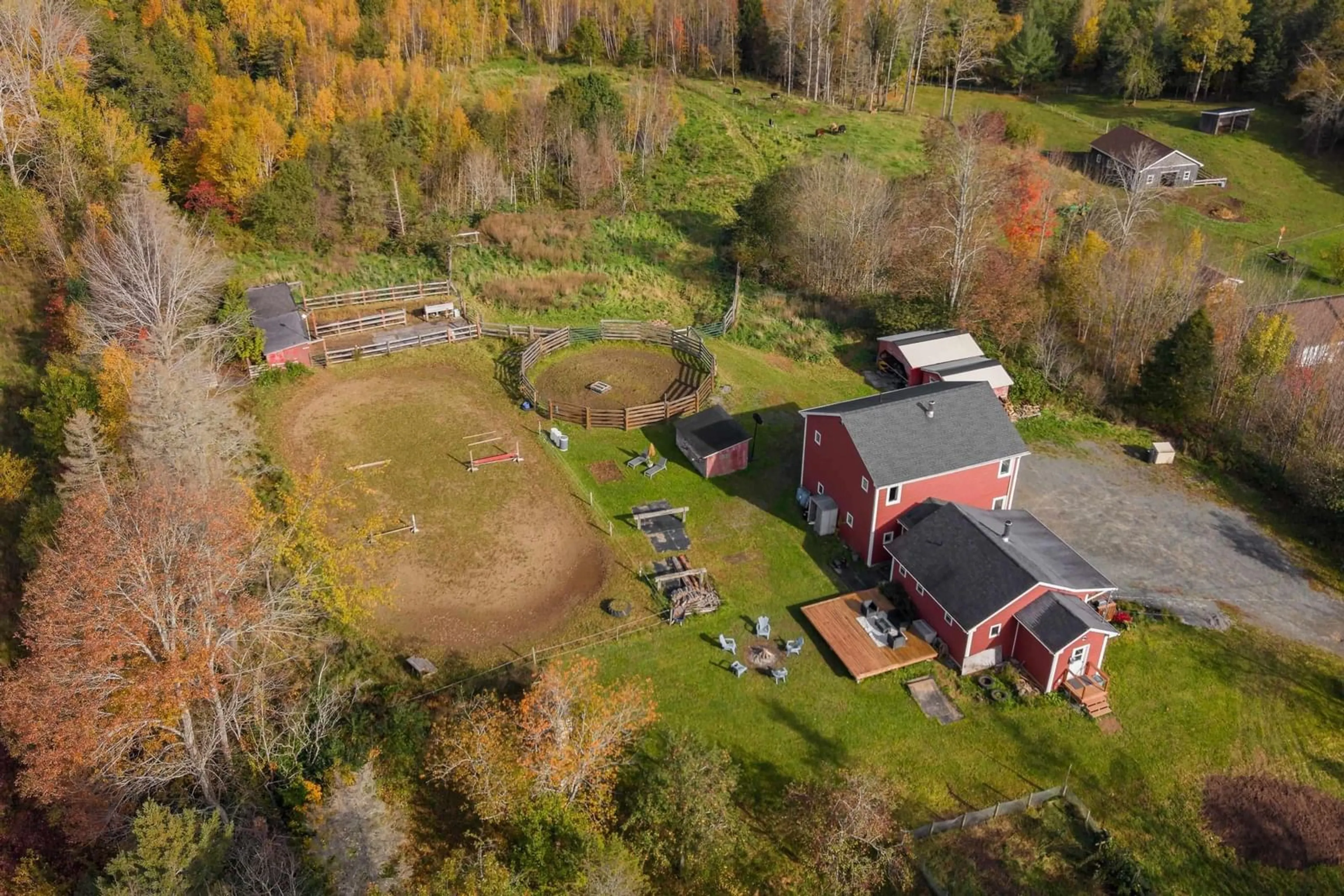 A pic from outside/outdoor area/front of a property/back of a property/a pic from drone, unknown for 35 Old Halifax Rd, Newport Station Nova Scotia B0N 2T0