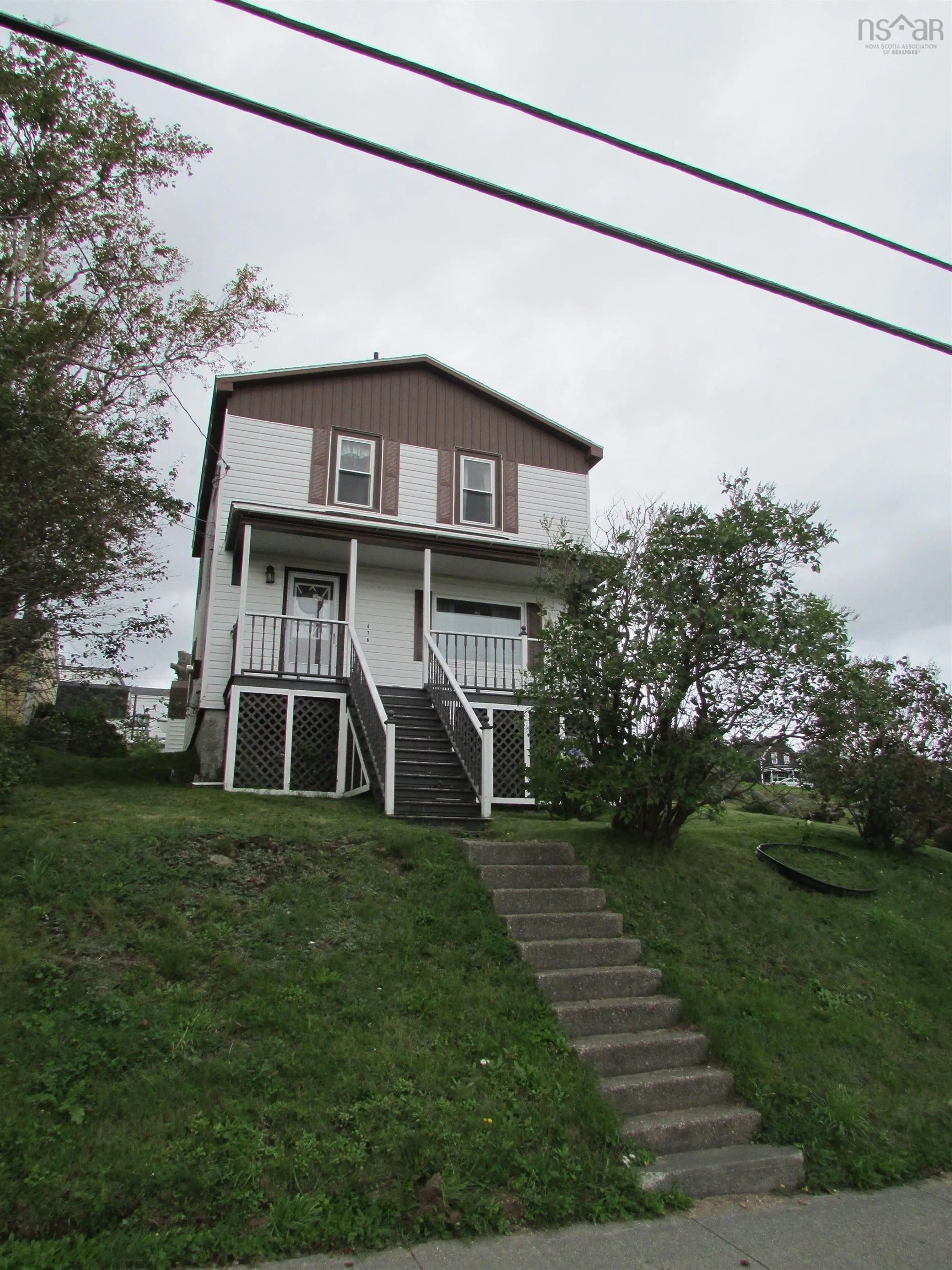 Stairs for 476 Purves St, North Sydney Nova Scotia B2A 1E3