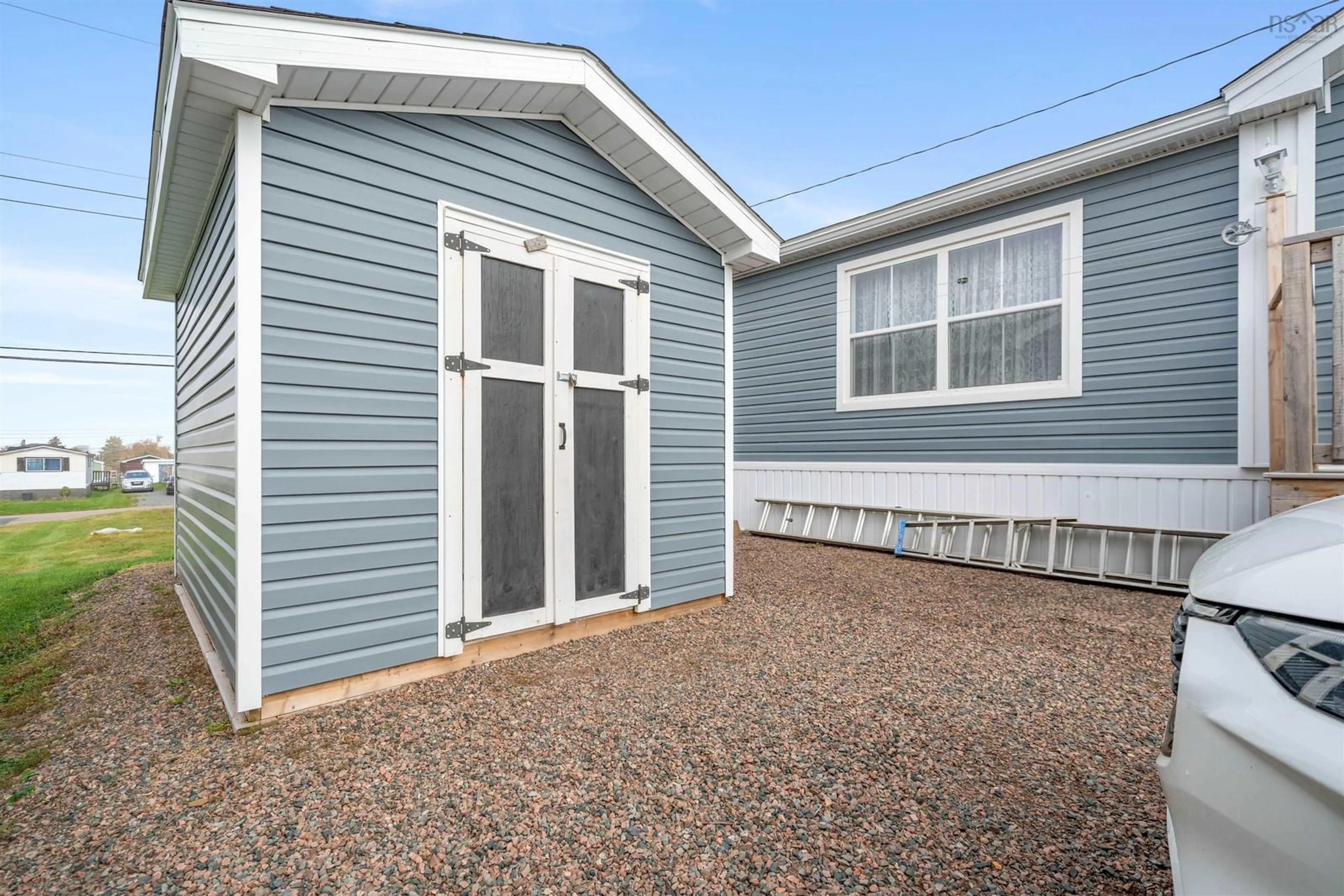Home with vinyl exterior material, street for 29 Bomber Dr, Bible Hill Nova Scotia B2N 2W5