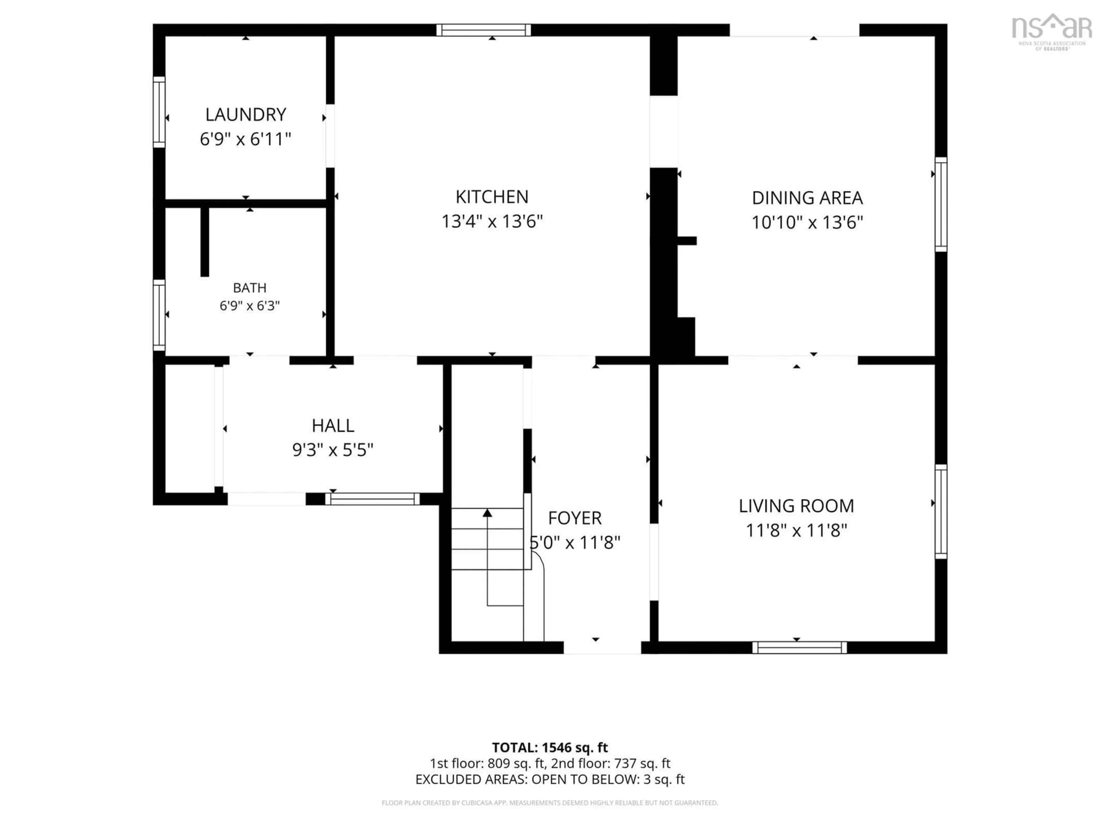 Floor plan for 8419 Highway 1, Meteghan Centre Nova Scotia B0W 2K0