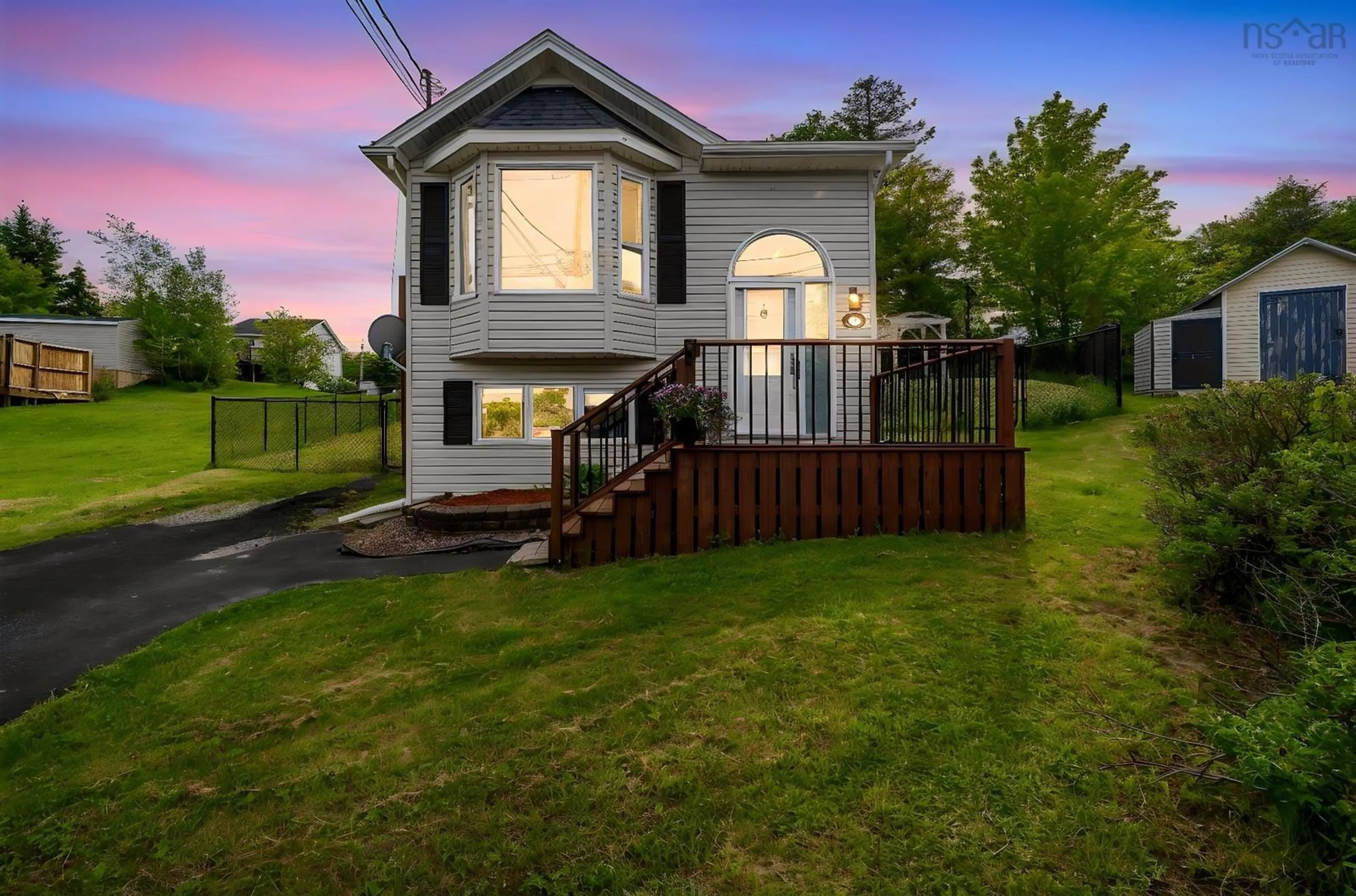 A pic from outside/outdoor area/front of a property/back of a property/a pic from drone, unknown for 51 Bianca Crt, Middle Sackville Nova Scotia B4E 3E2