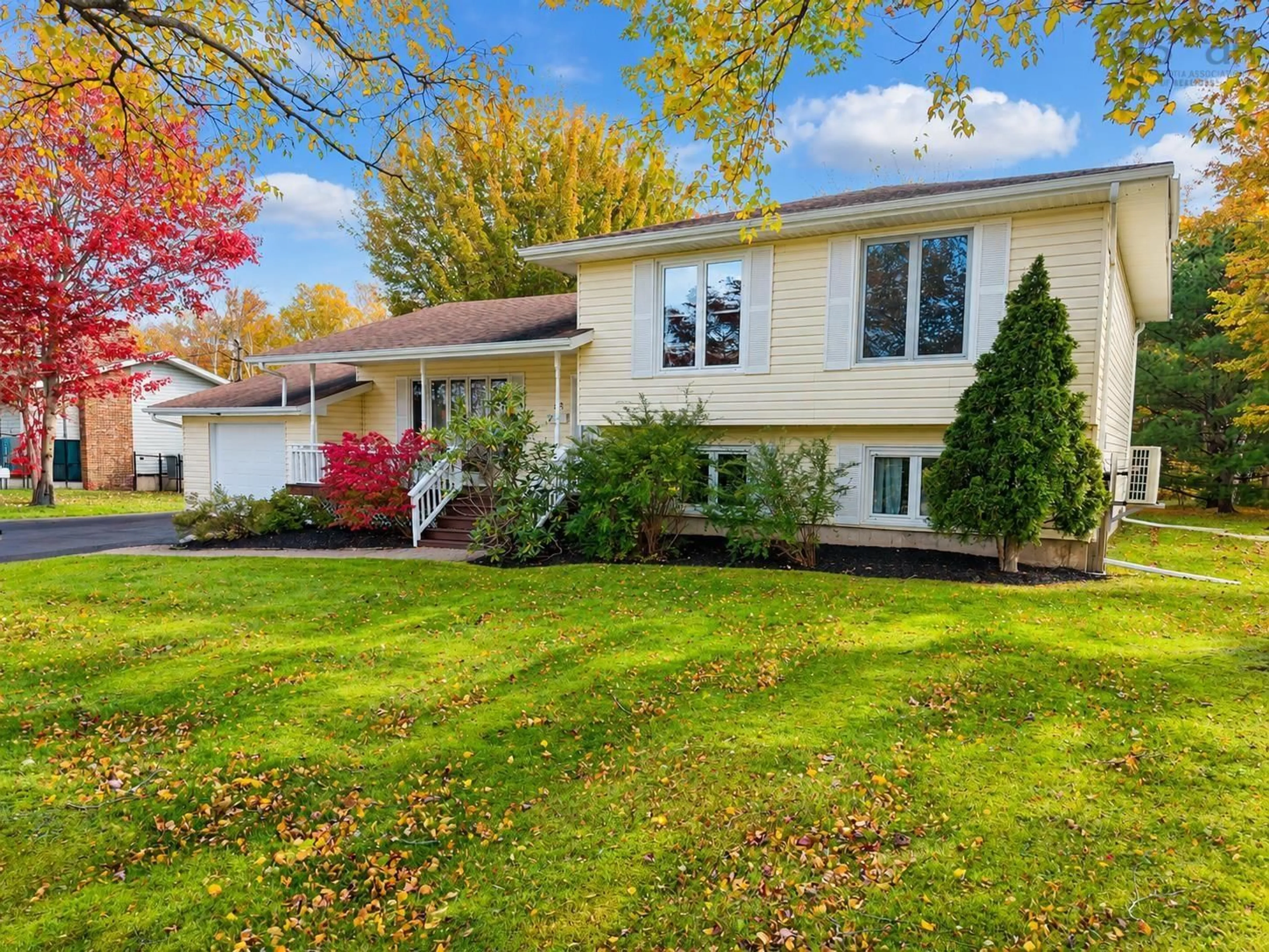 Home with vinyl exterior material, street for 35 Carmichael Dr, Sydney Nova Scotia B1S 3K4