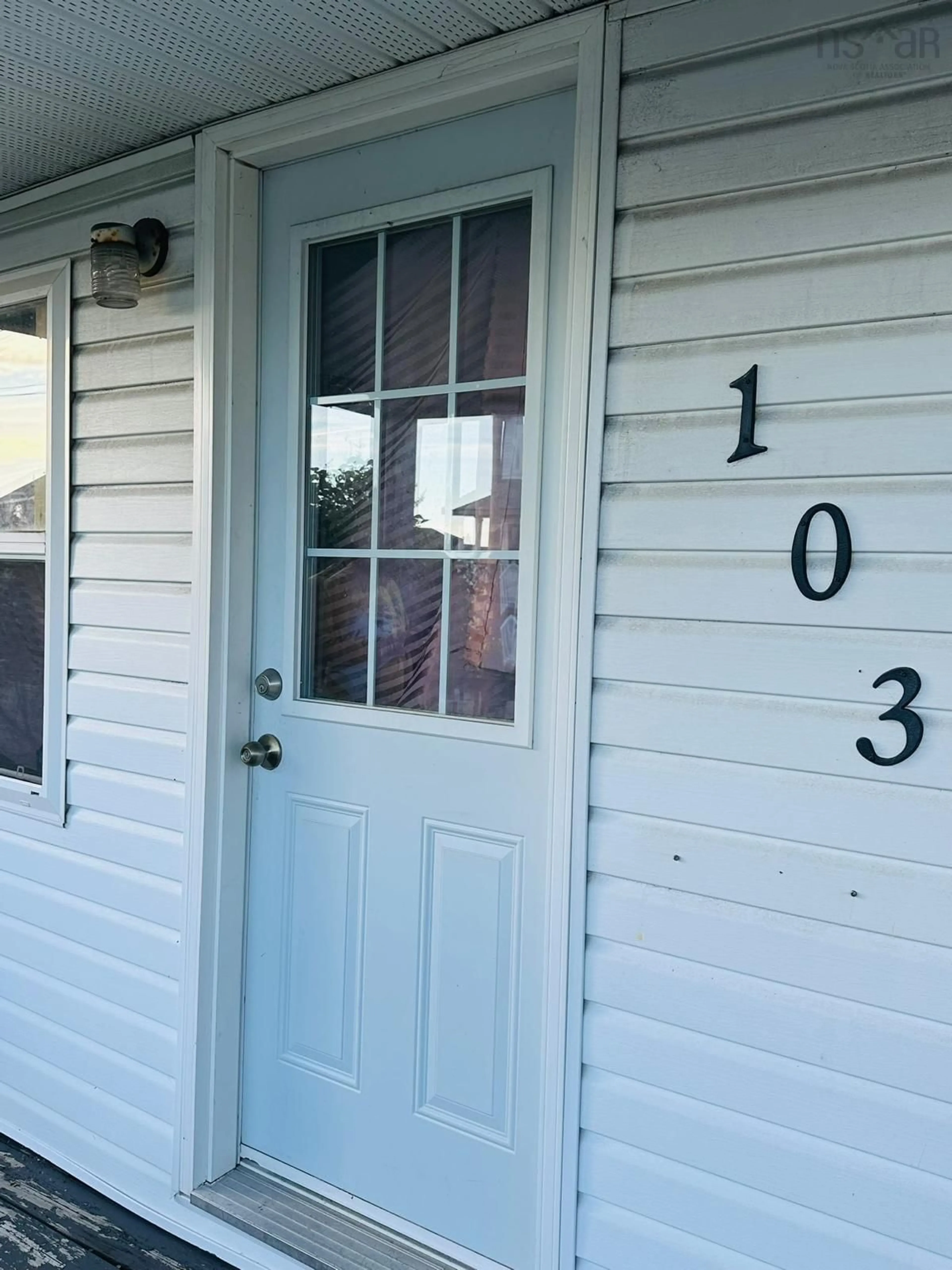 Home with vinyl exterior material, street for 103 Bay St, Sydney Nova Scotia B1N 2J6