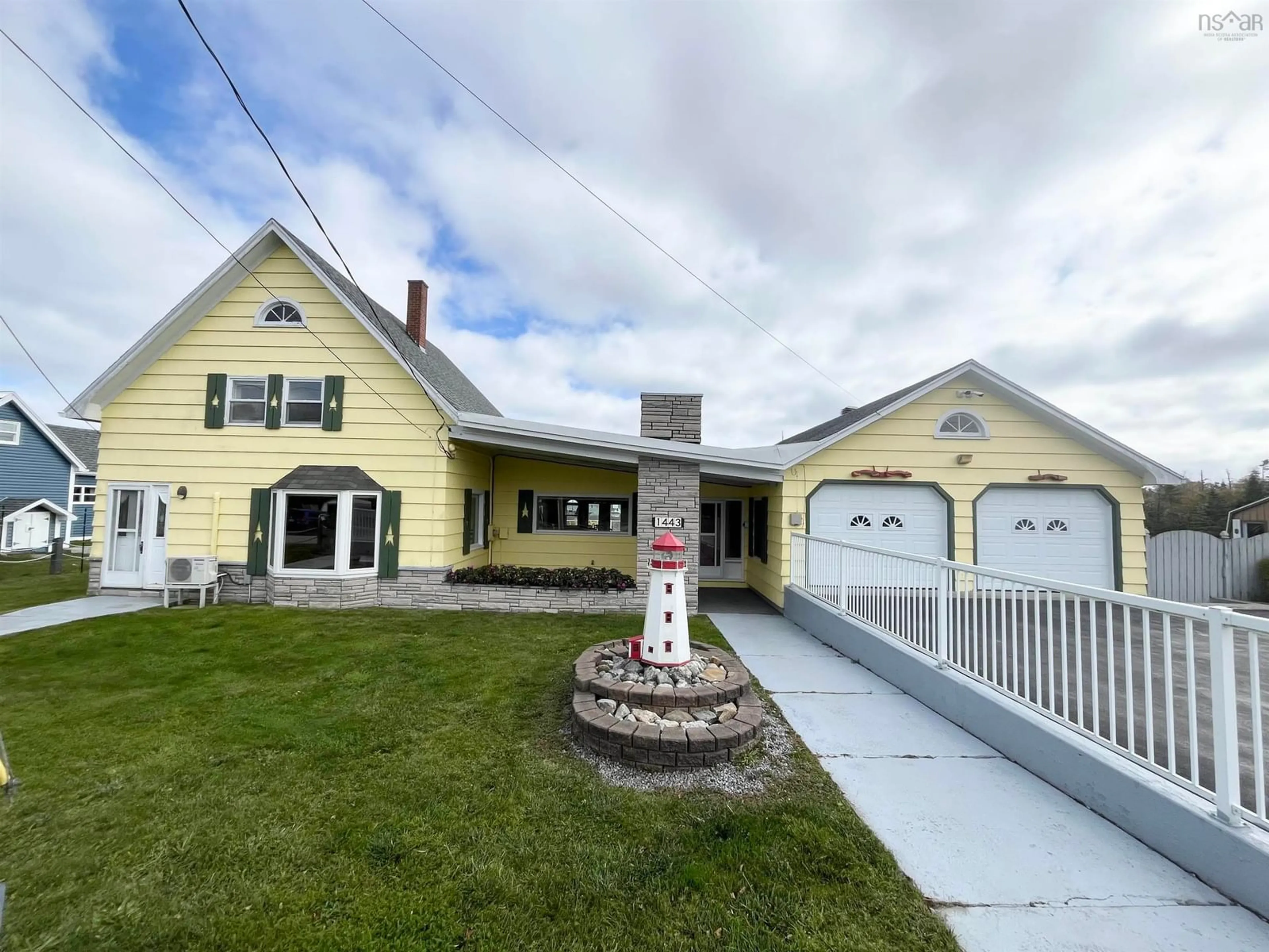 Home with vinyl exterior material, street for 1443 Stoney Island Rd, Stoney Island Nova Scotia B0W 3J0