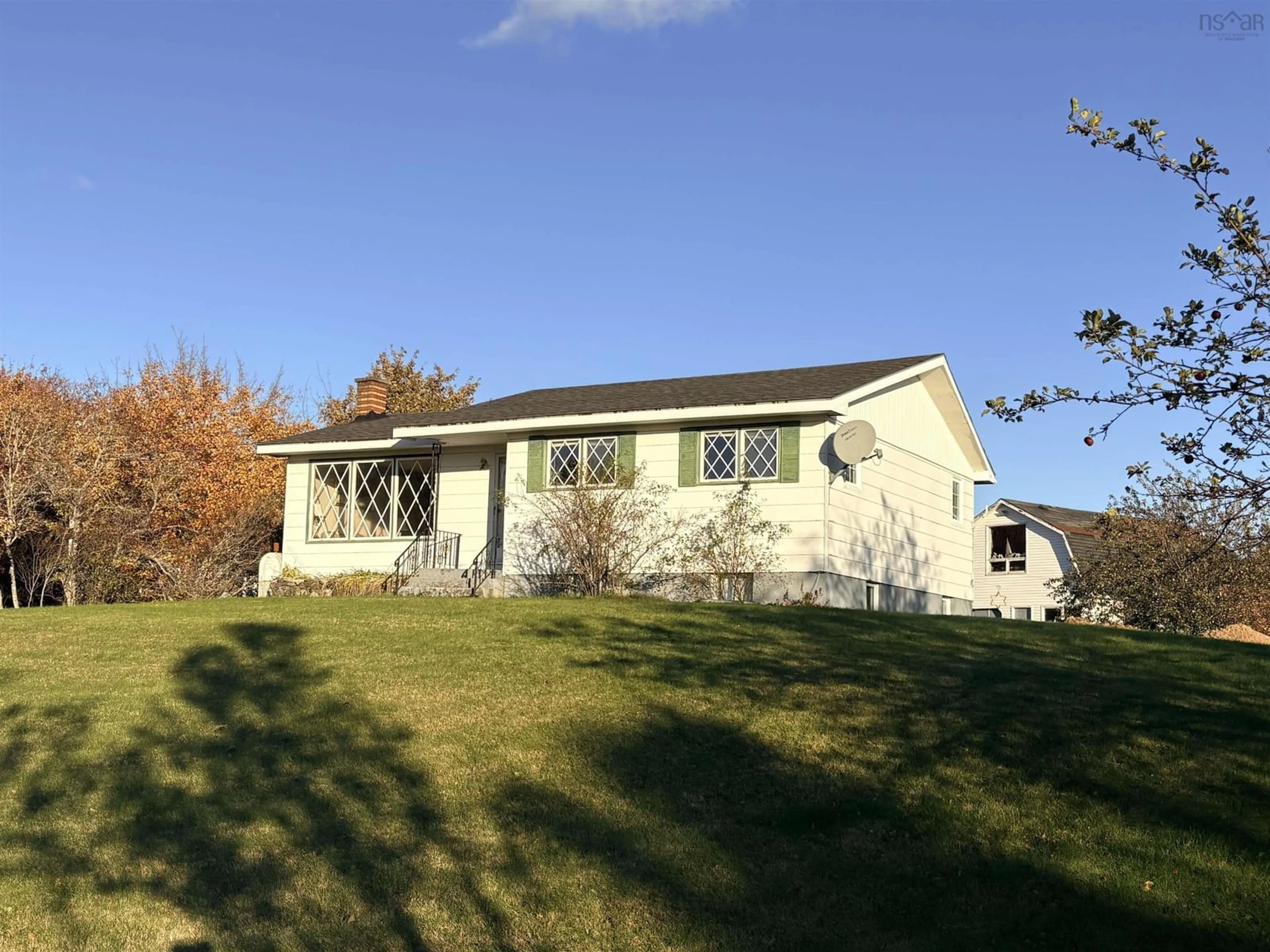 A pic from outside/outdoor area/front of a property/back of a property/a pic from drone, unknown for 2561 Highway 327 Hwy, Caribou Marsh Nova Scotia B1L 1G1