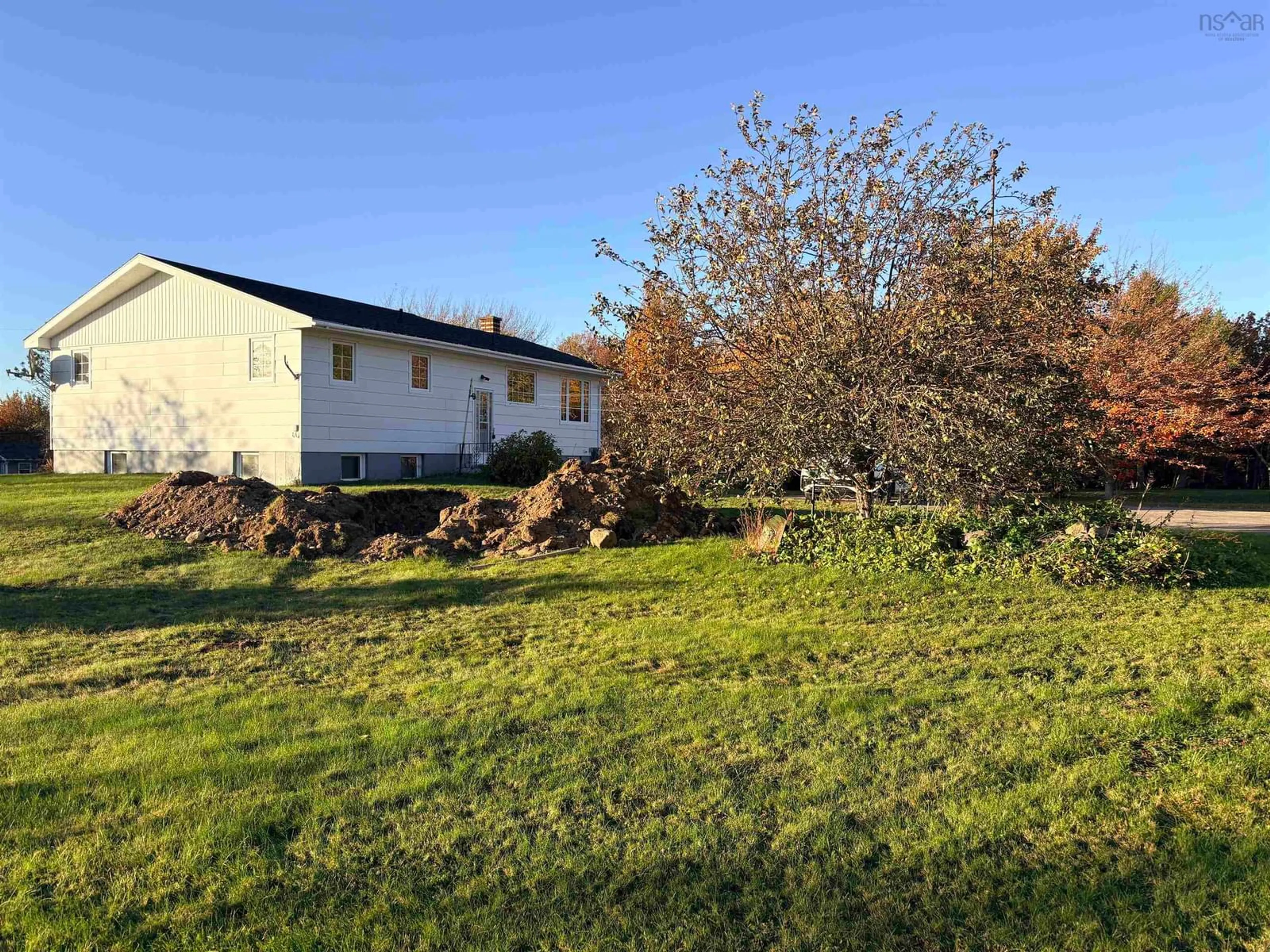 A pic from outside/outdoor area/front of a property/back of a property/a pic from drone, unknown for 2561 Highway 327 Hwy, Caribou Marsh Nova Scotia B1L 1G1
