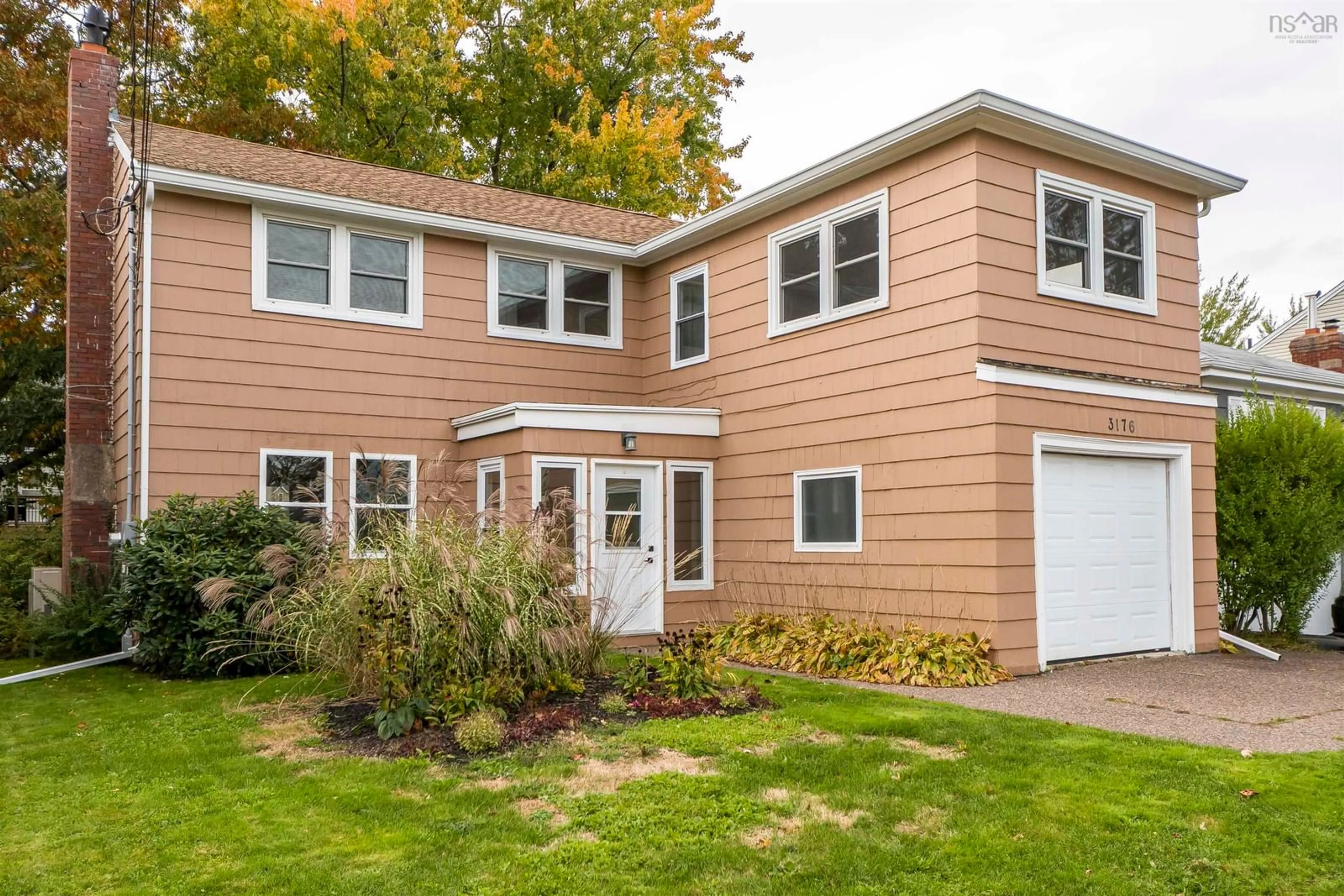 Home with vinyl exterior material, street for 3176 Hemlock St, Halifax Nova Scotia B3L 4B6