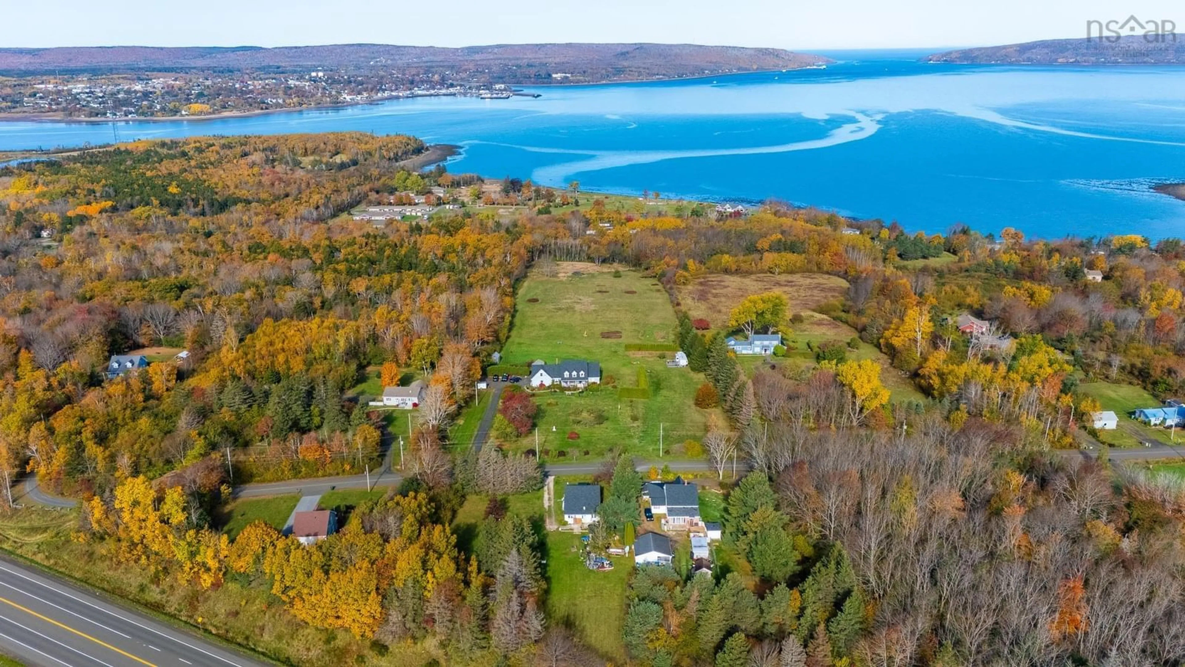 A pic from outside/outdoor area/front of a property/back of a property/a pic from drone, water/lake/river/ocean view for 207 West Old Post Rd, Smiths Cove Nova Scotia B0S 1S0
