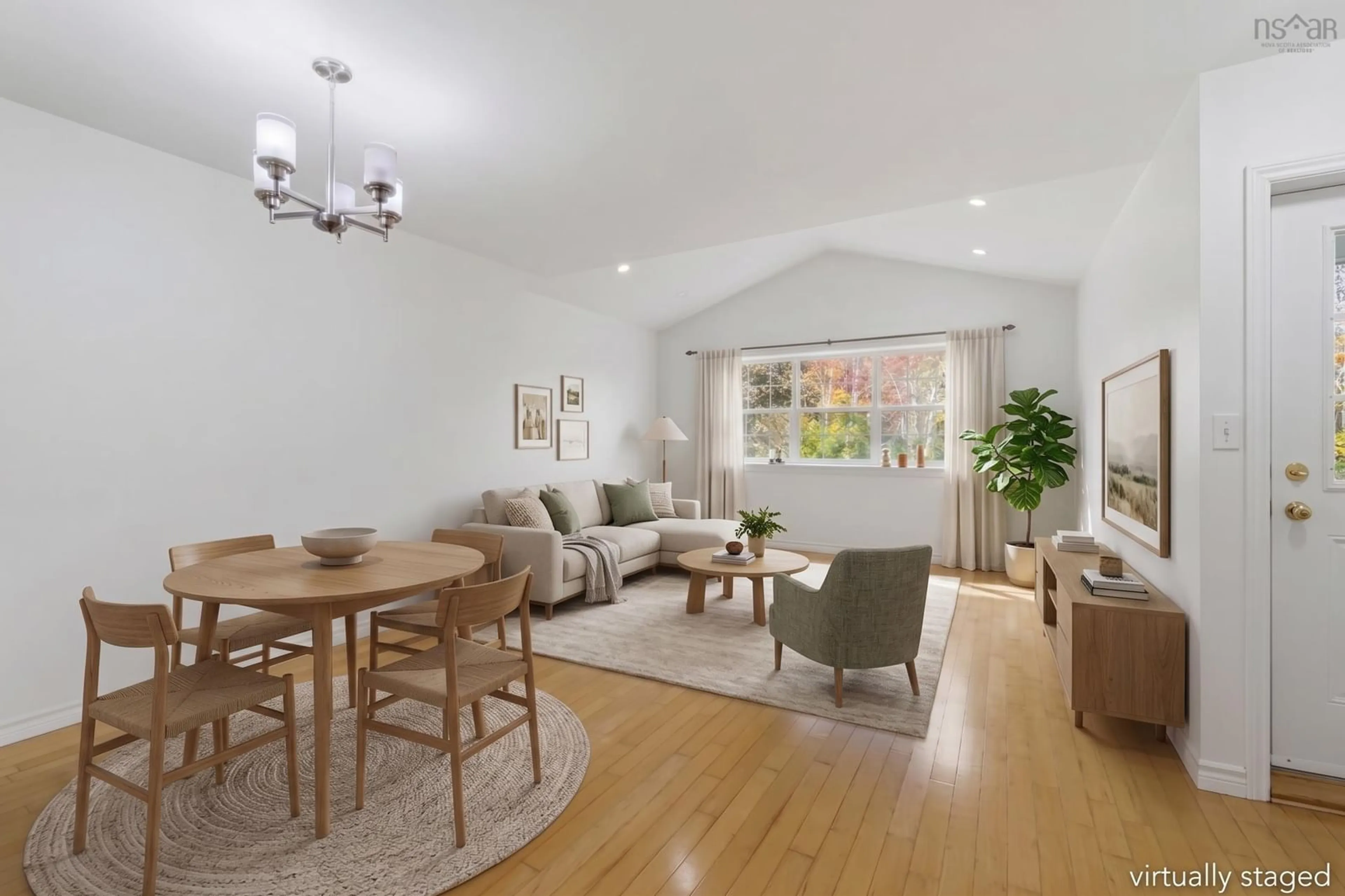 Living room with furniture, wood/laminate floor for 219 Bishops Gate Rd, Hammonds Plains Nova Scotia B4B 2A2
