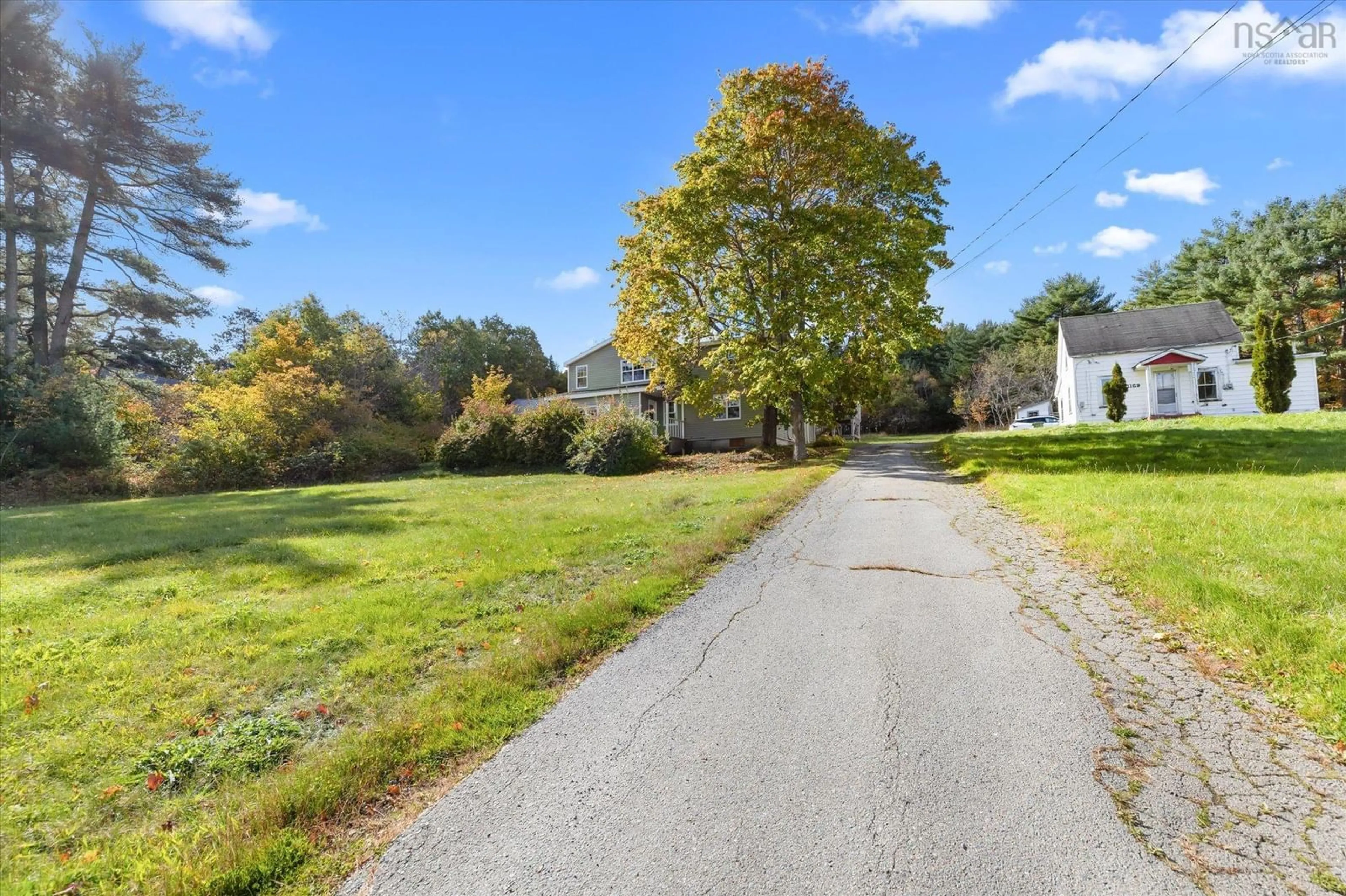 A pic from outside/outdoor area/front of a property/back of a property/a pic from drone, street for 1169 King St, Bridgewater Nova Scotia B4V 1C3