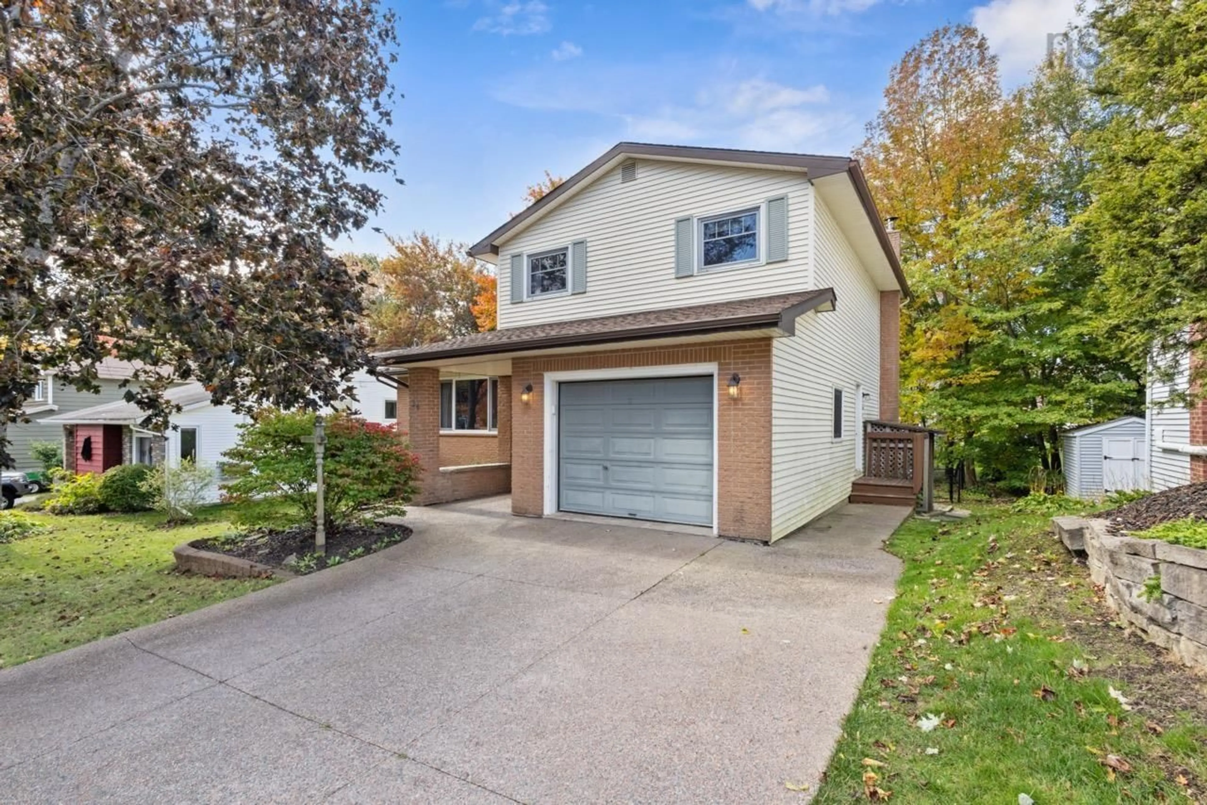 Home with vinyl exterior material, street for 24 Rossi Dr, Dartmouth Nova Scotia B2X 3L6