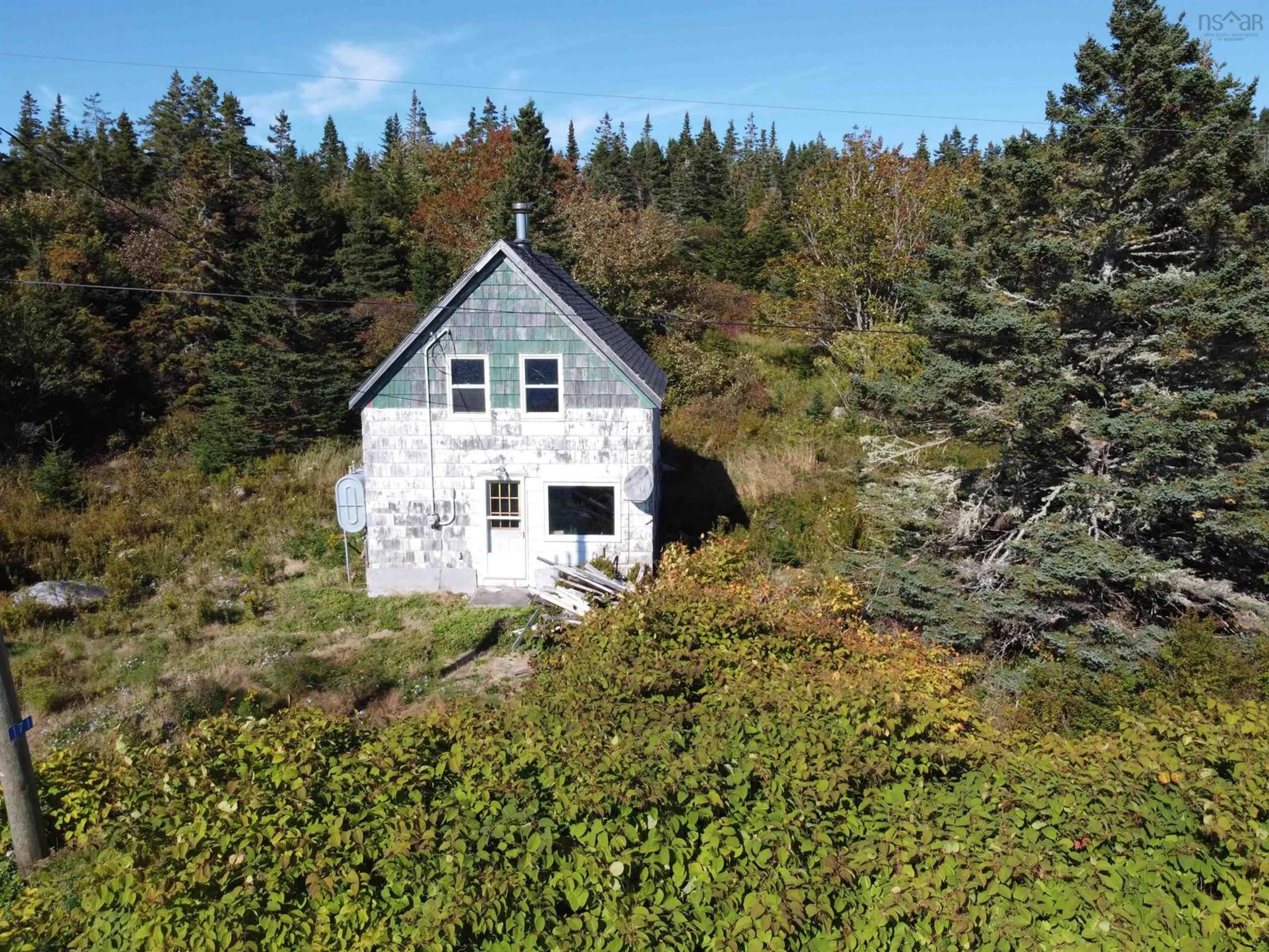 A pic from outside/outdoor area/front of a property/back of a property/a pic from drone, unknown for 171 Macdonald Cove Rd, Harrigan Cove Nova Scotia B0J 2R0