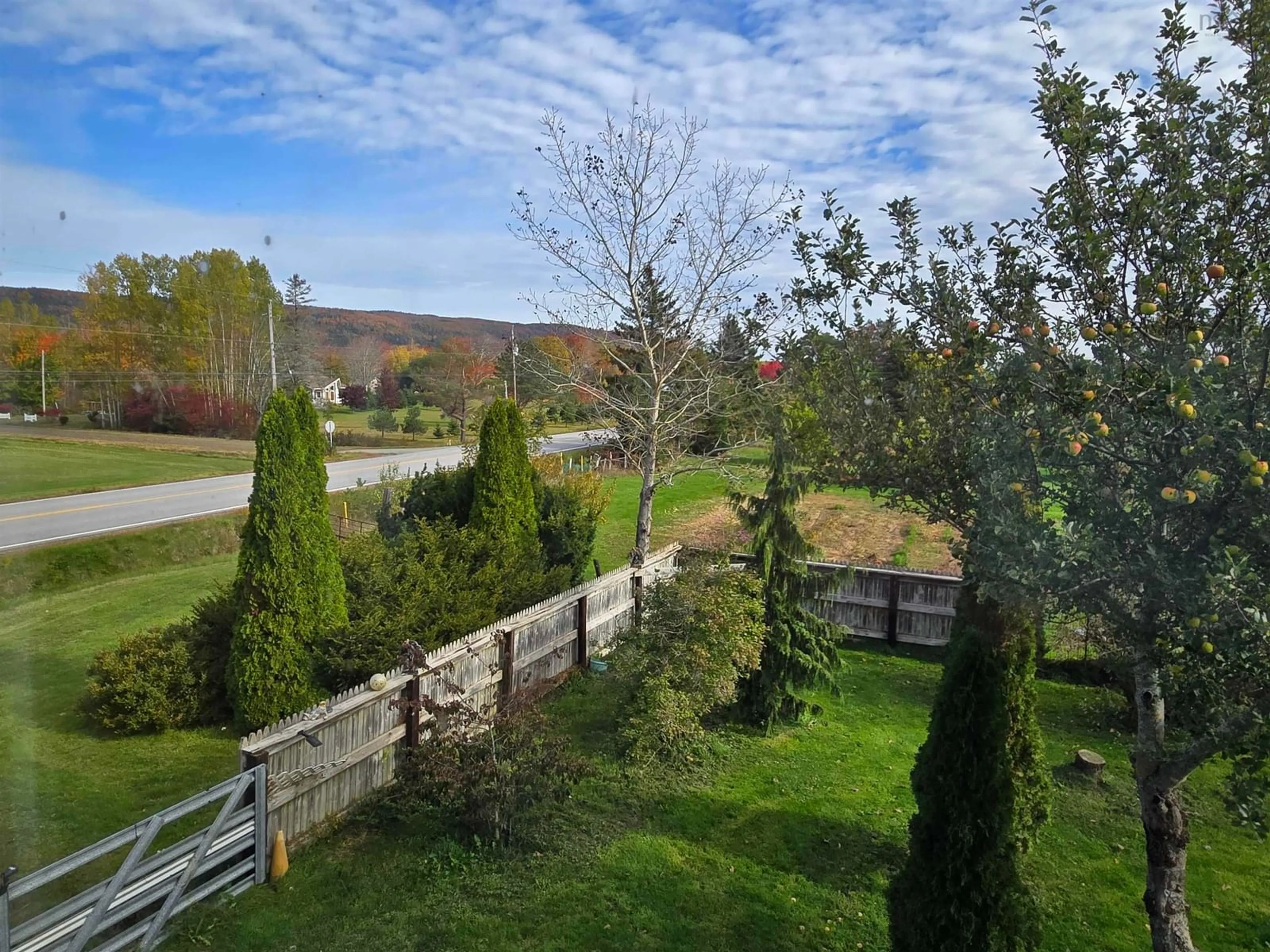 A pic from outside/outdoor area/front of a property/back of a property/a pic from drone, forest/trees view for 5992 1 Hwy, Granville Centre Nova Scotia B0S 1A0