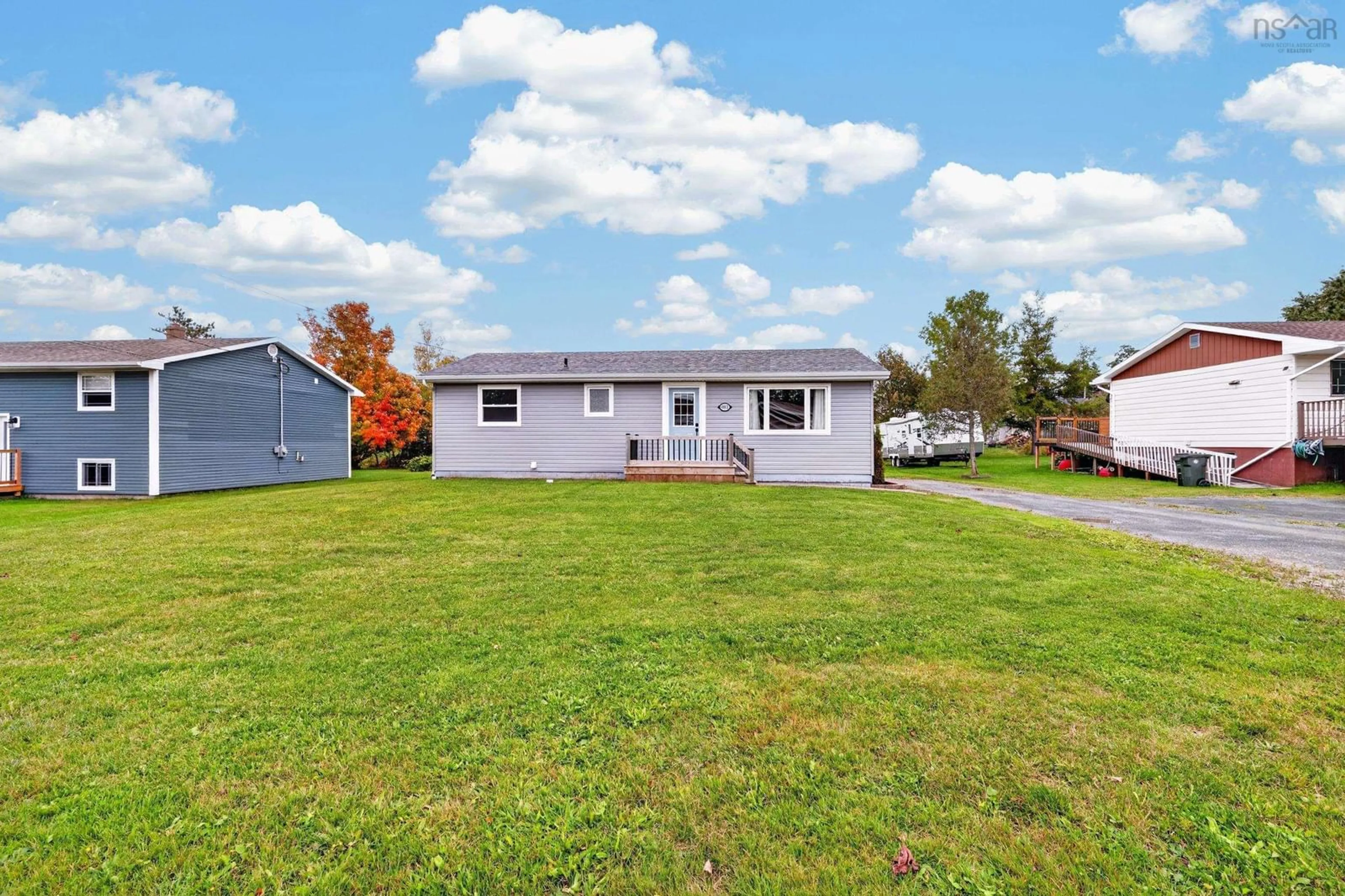 Home with vinyl exterior material, water/lake/river/ocean view for 981 Westmount Road, Westmount Nova Scotia B1R 1G5