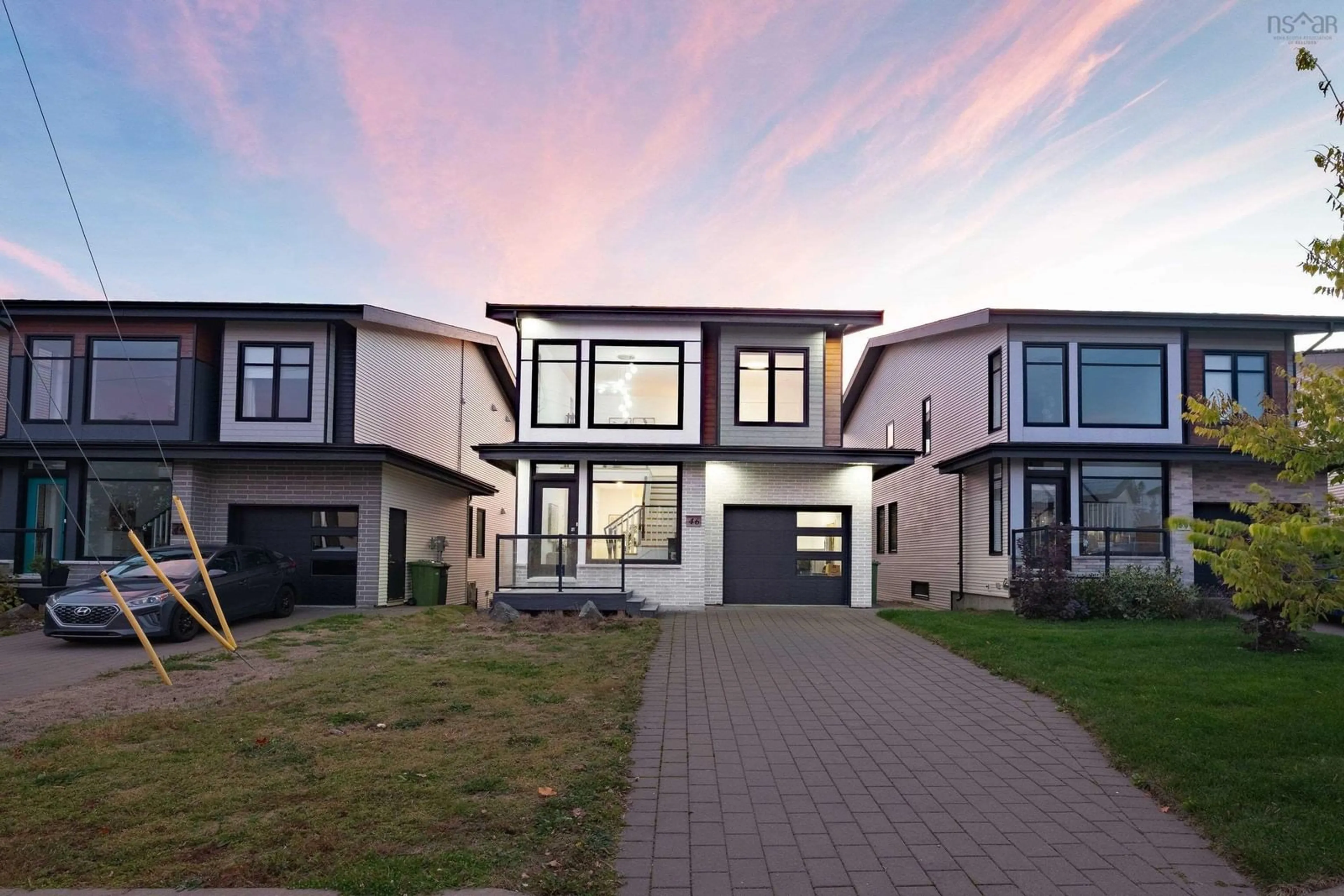 Home with brick exterior material, street for 46 Serotina Lane, Bedford Nova Scotia B4B 0Y3