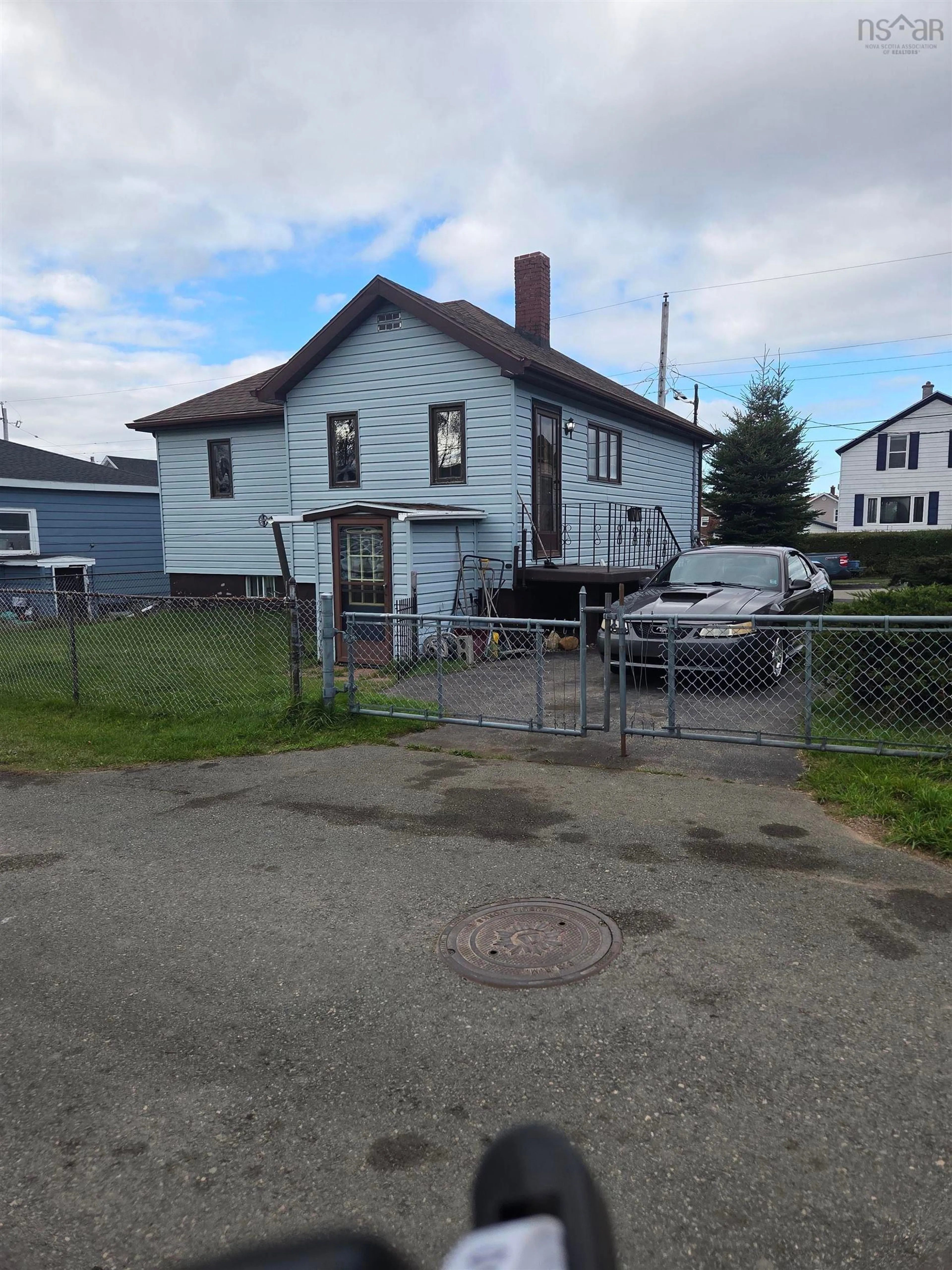 A pic from outside/outdoor area/front of a property/back of a property/a pic from drone, street for Connaught Street #42, Sydney Nova Scotia B1N 2V8