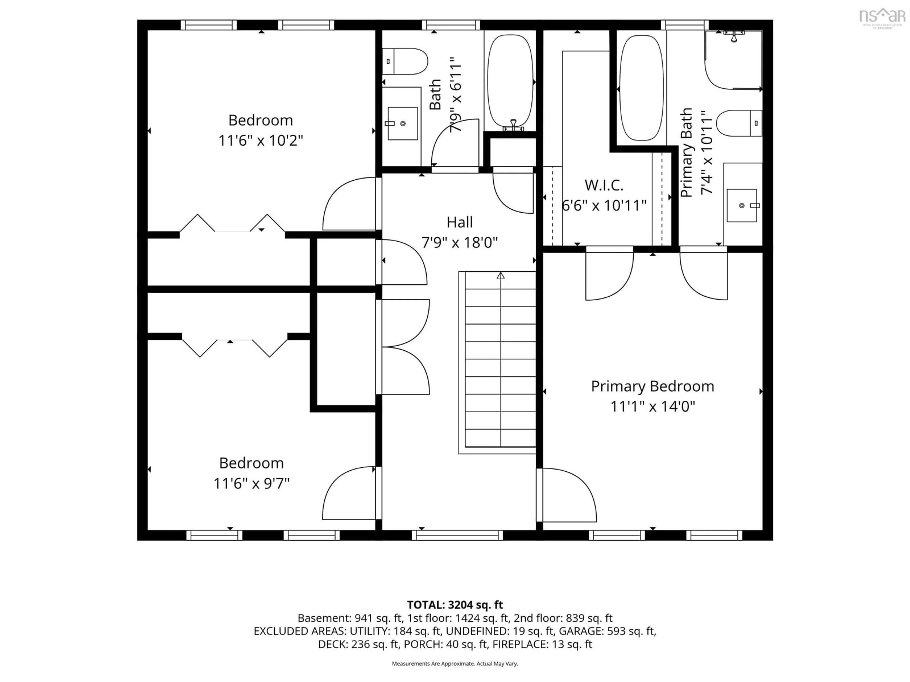 Floor plan for 20 Perry Court, Fall River Nova Scotia B2T 1A4