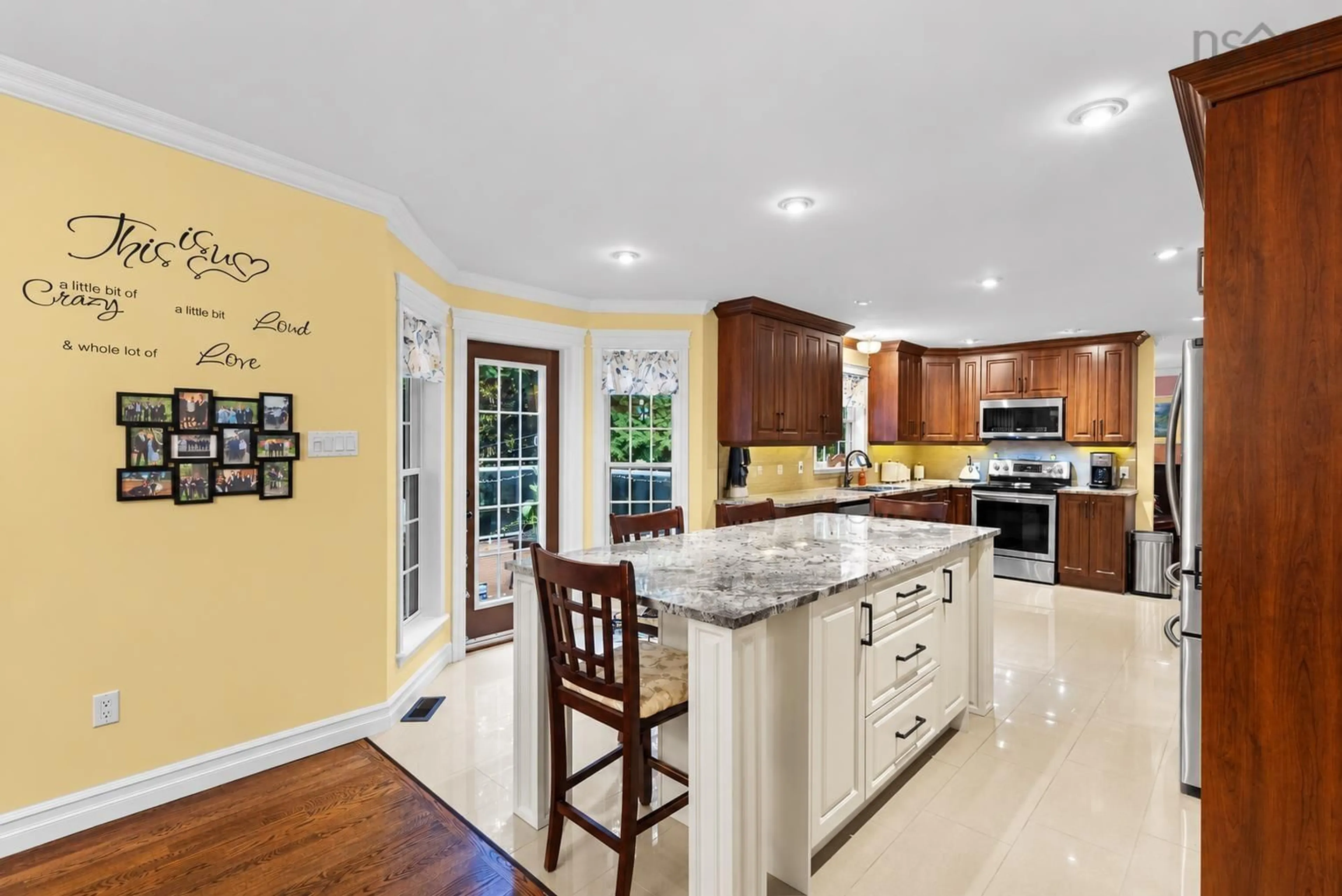 Open concept kitchen, ceramic/tile floor for 20 Perry Court, Fall River Nova Scotia B2T 1A4