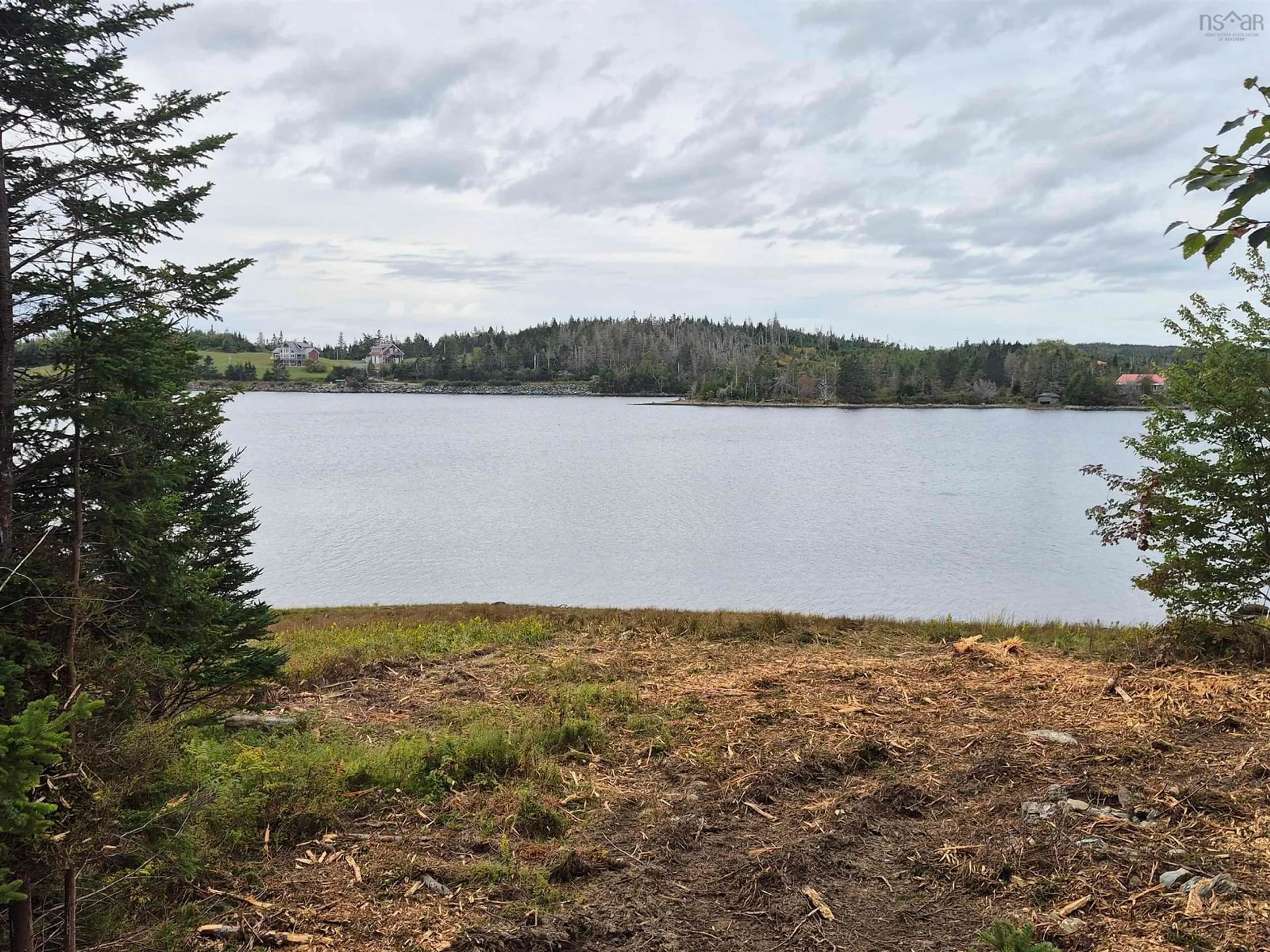 A pic from outside/outdoor area/front of a property/back of a property/a pic from drone, water/lake/river/ocean view for 4578 Highway 7, Spanish Ship Bay Nova Scotia B0J 2A0