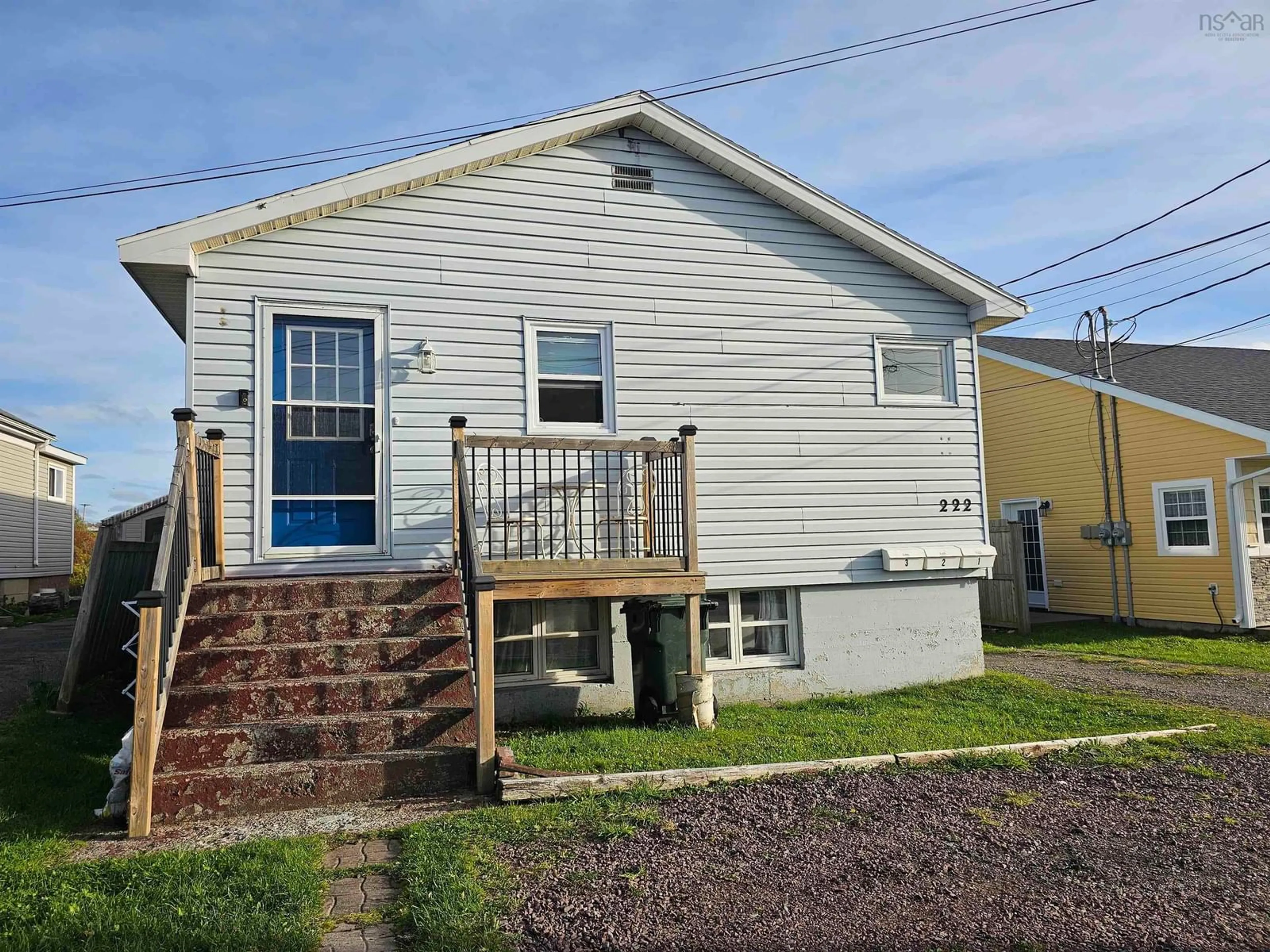 Home with vinyl exterior material, street for 220 Lorne St, Sydney Nova Scotia B1P 4H6