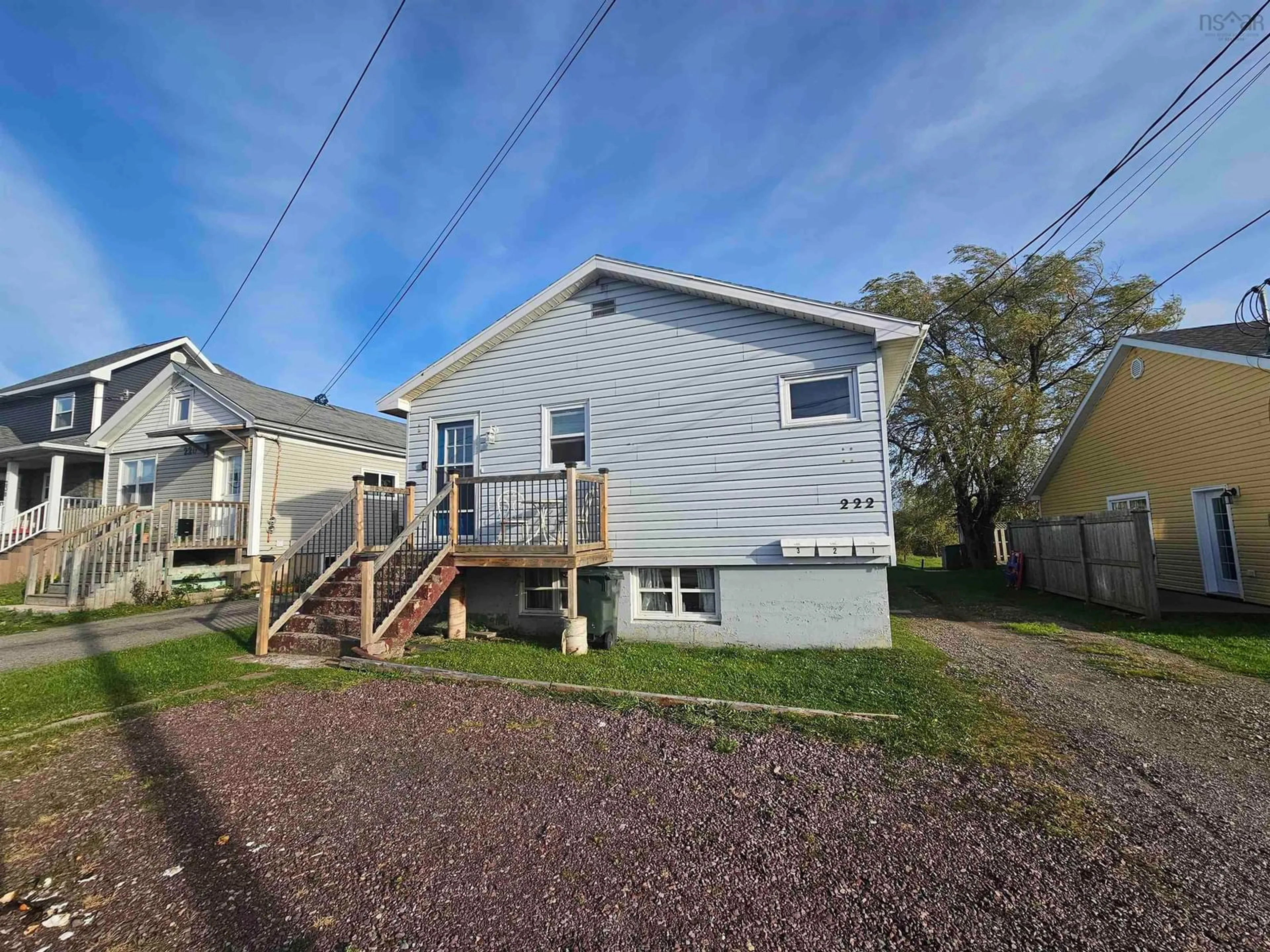 A pic from outside/outdoor area/front of a property/back of a property/a pic from drone, street for 220 Lorne St, Sydney Nova Scotia B1P 4H6