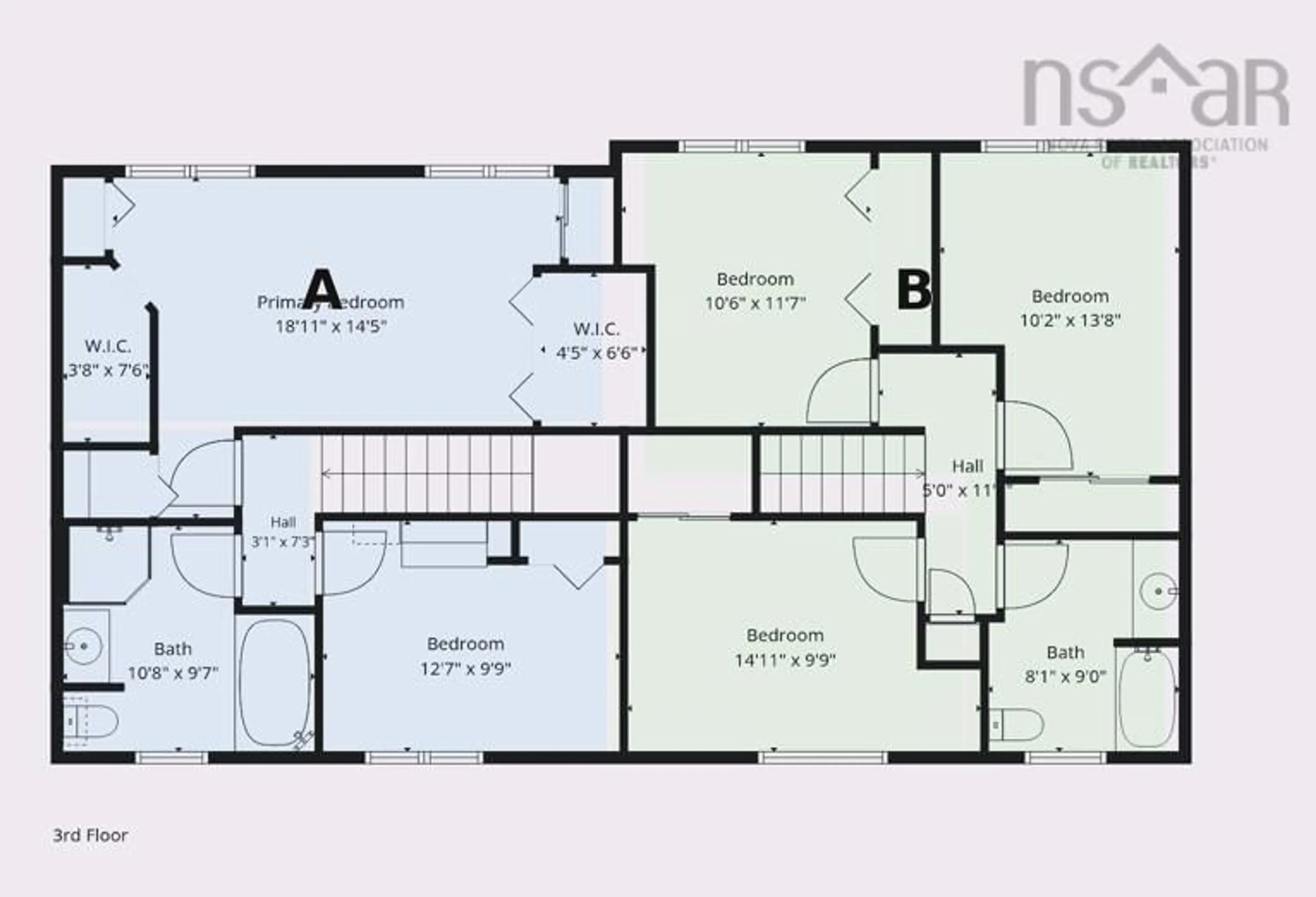Floor plan for 86 Oakes Road #A & B, Fall River Nova Scotia B2T 1J5